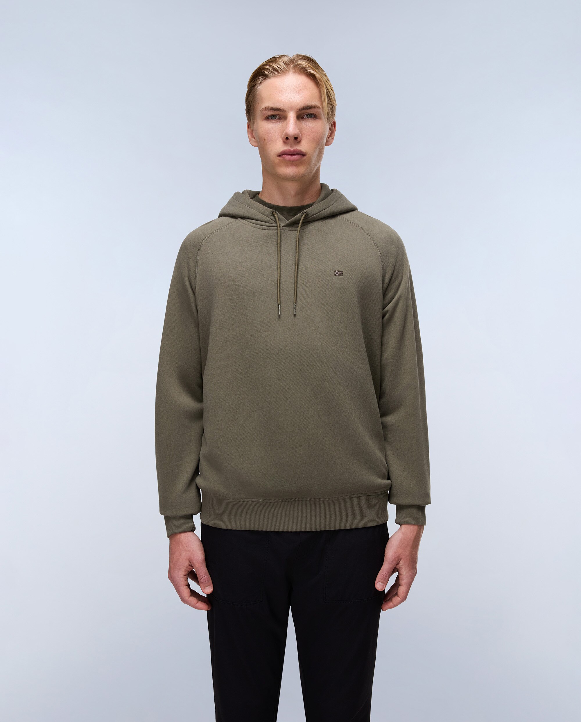 Imagen 0 de Sudadera de hombre con capucha Verde militar