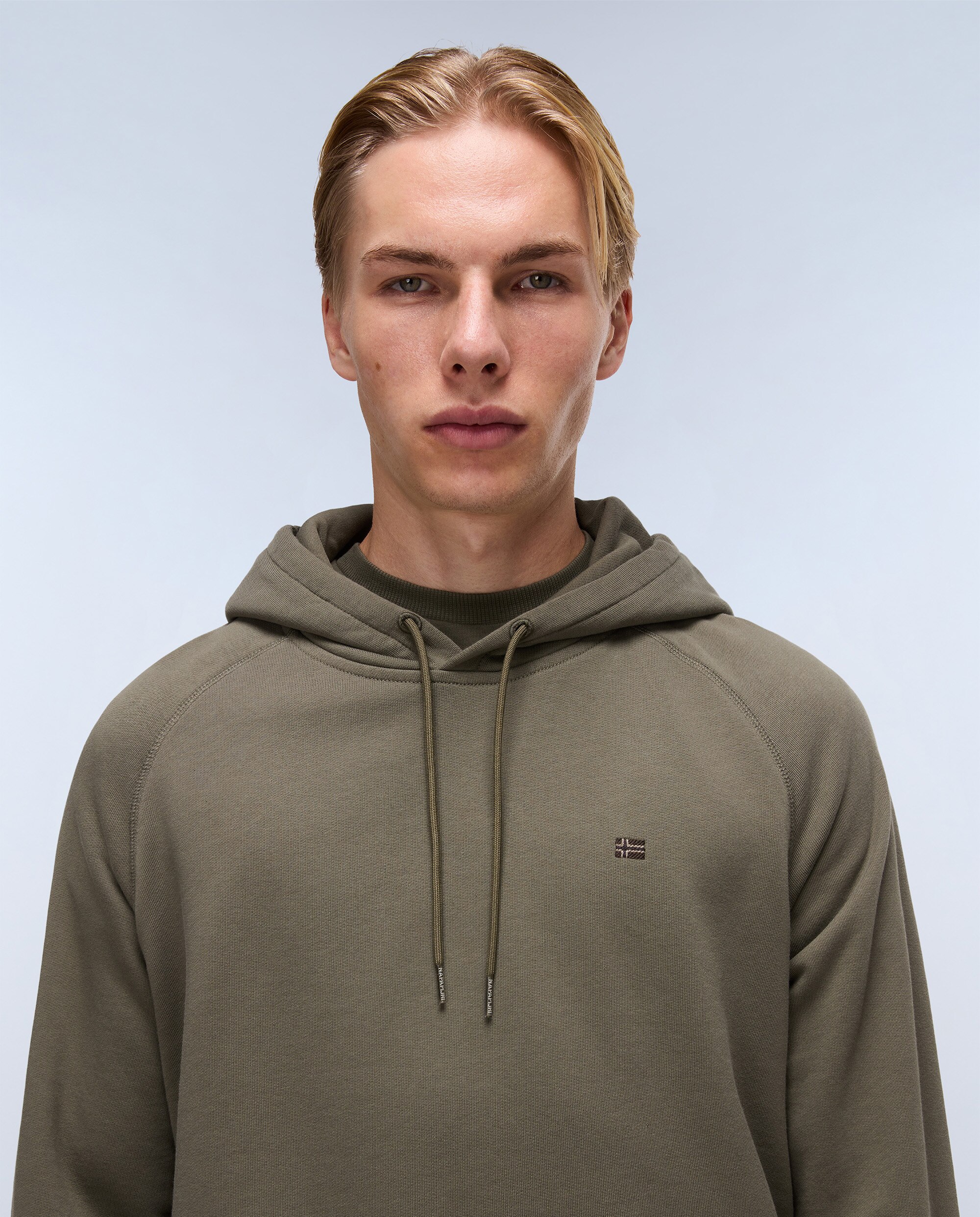 Sudadera de hombre con capucha - Napapijri - Verde militar Verde militar-2
