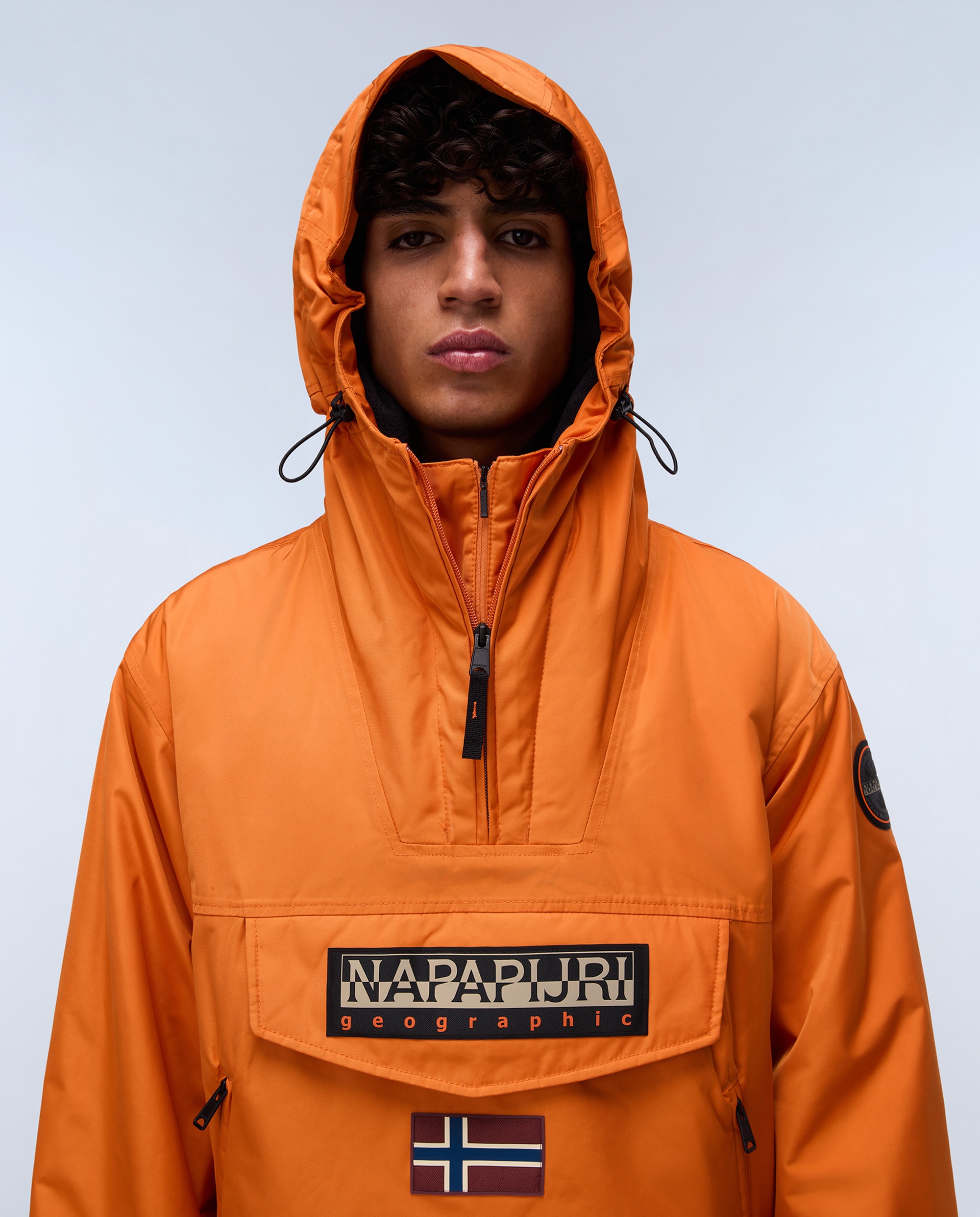 NAPAPIJRI オレンジ レインウェア Mサイズ Parka de hombre Rainforest acolchada Naranja fuerte Napapijri · El