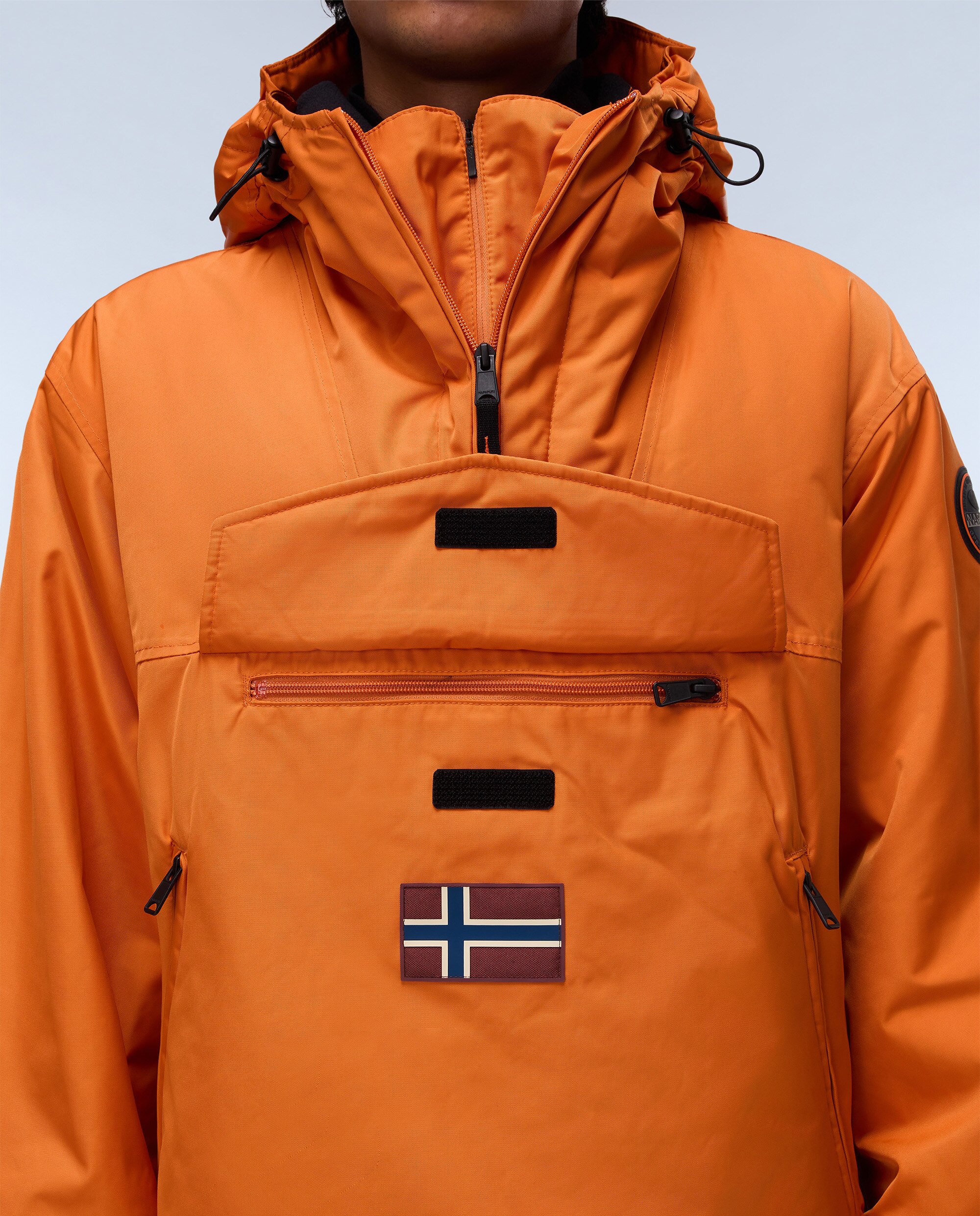 Parka de hombre Rainforest acolchada Naranja fuerte Napapijri · El