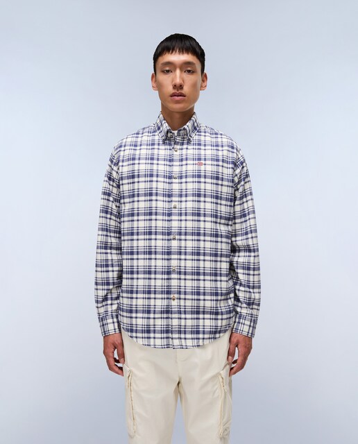 Imagen 0 de Camisa de hombre corte relaxed de cuadros