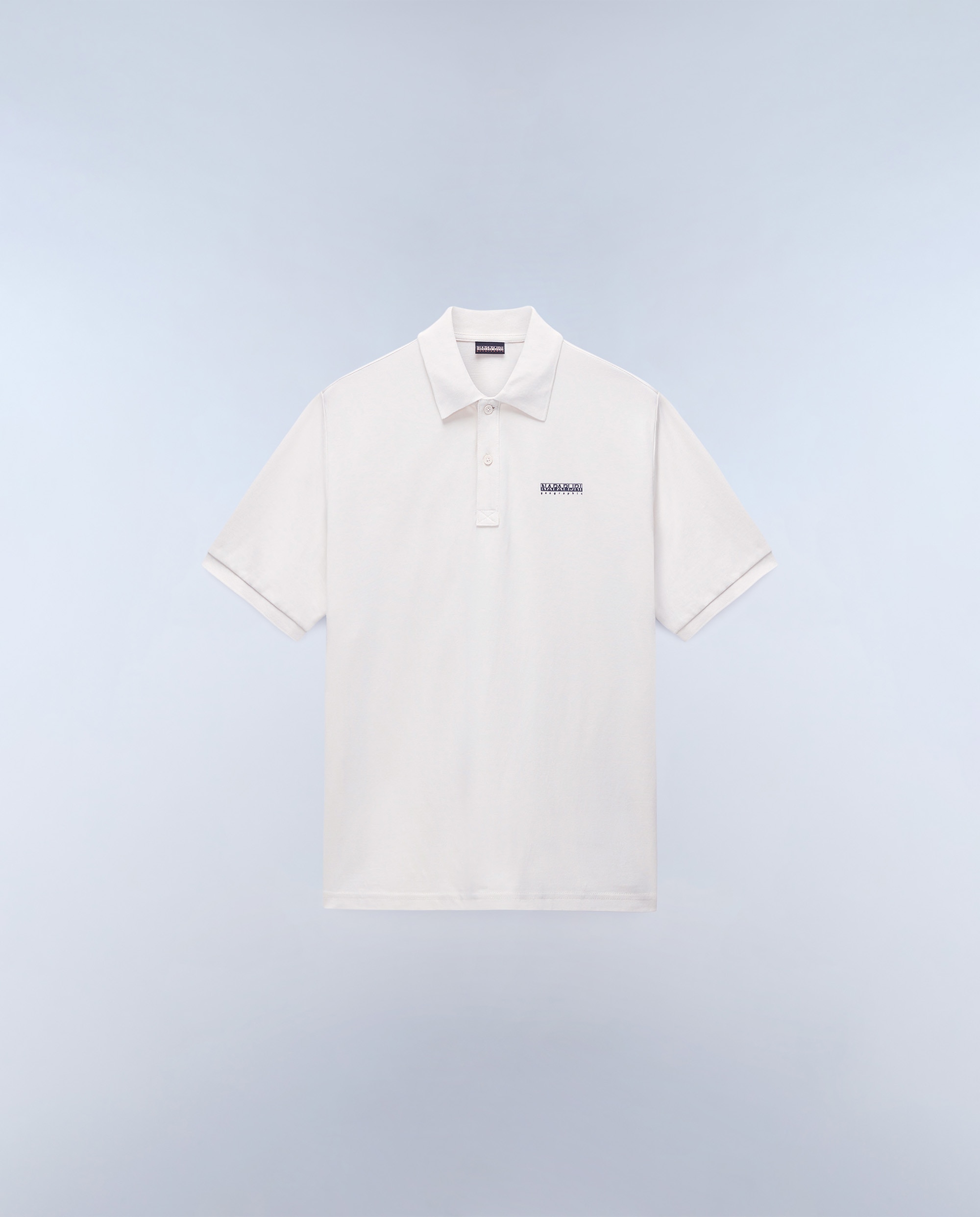 Polo de hombre small box de manga corta - Napapijri - Beige Beige-5
