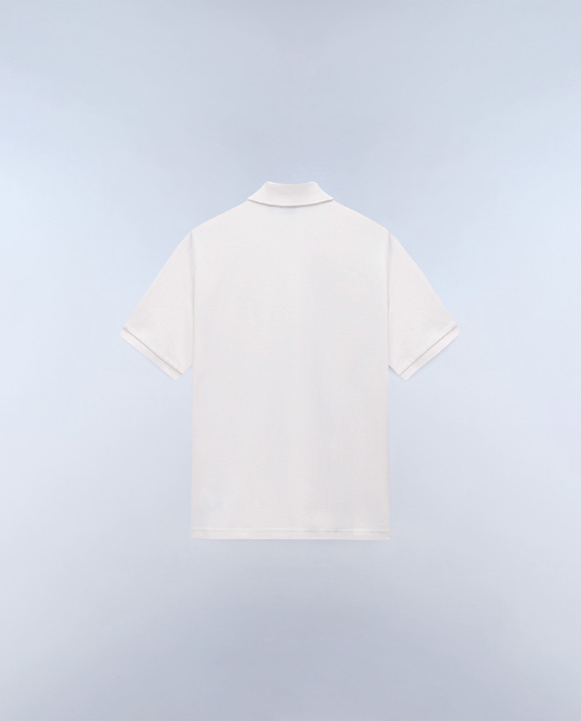 Polo de hombre small box de manga corta - Napapijri - Beige Beige-4