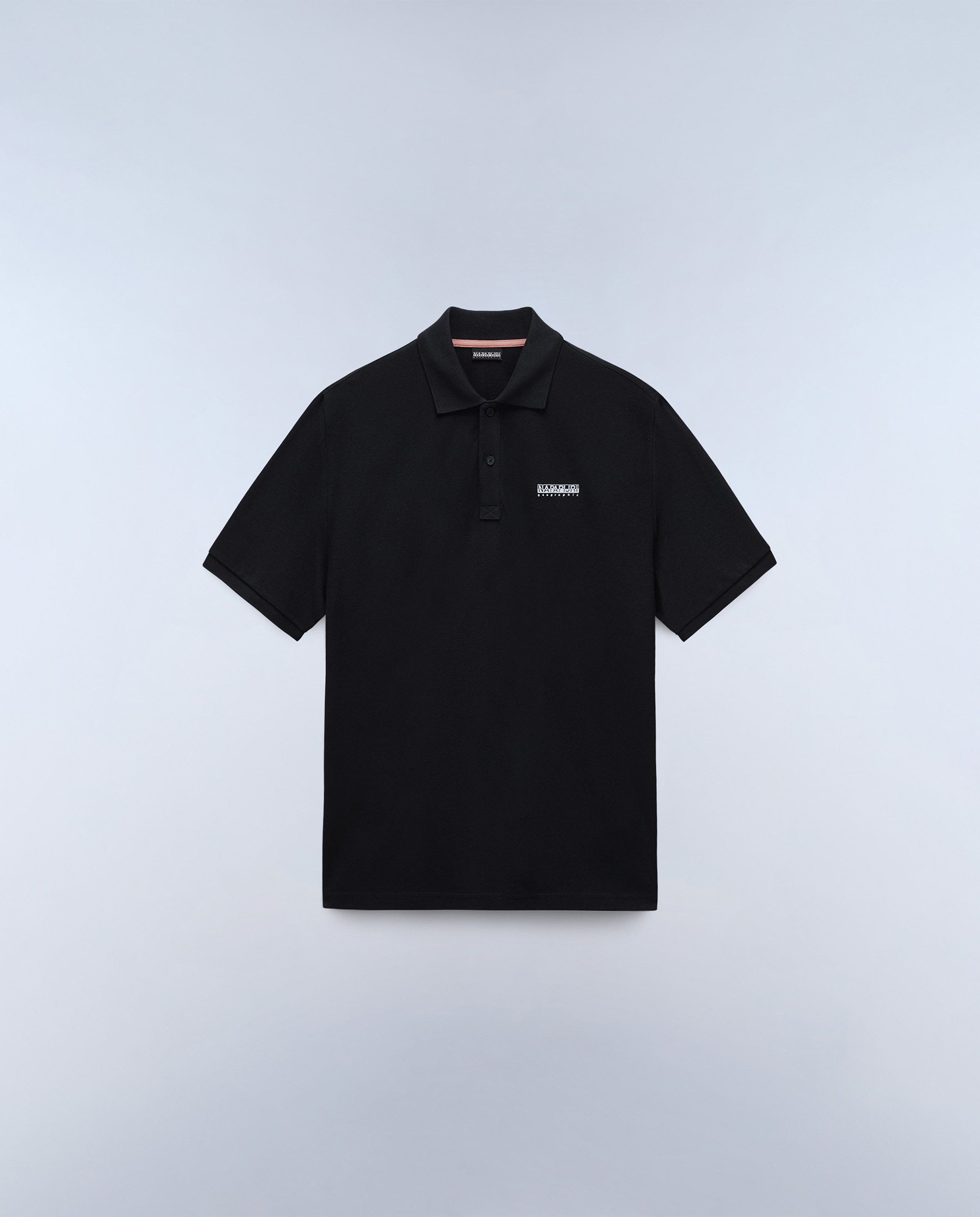 Polo de hombre small box de manga corta - Napapijri - Negro Negro-5