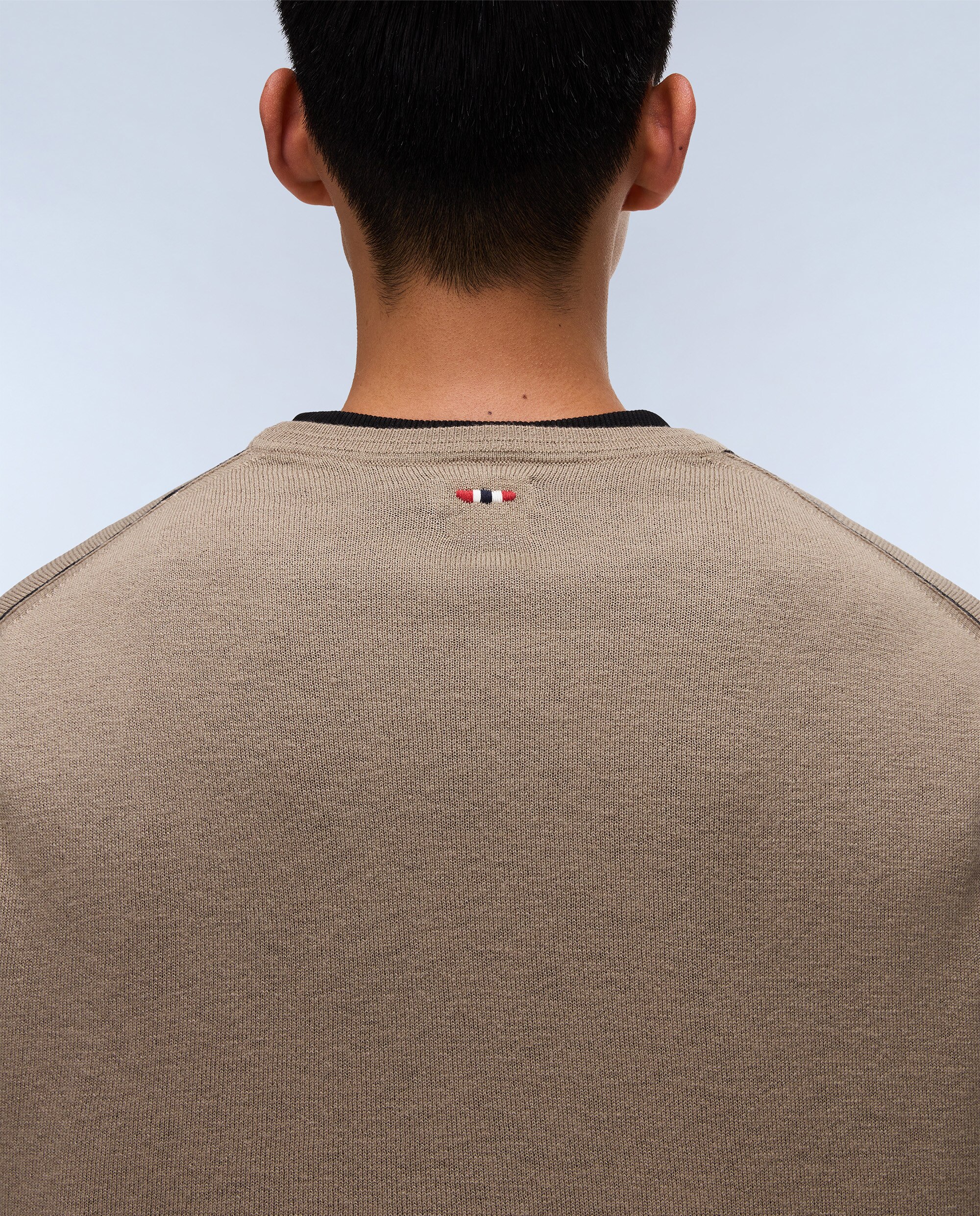Jersey de hombre damavand c 4 de cuello redondo - Napapijri - Marrón piedra Marrón piedra-4