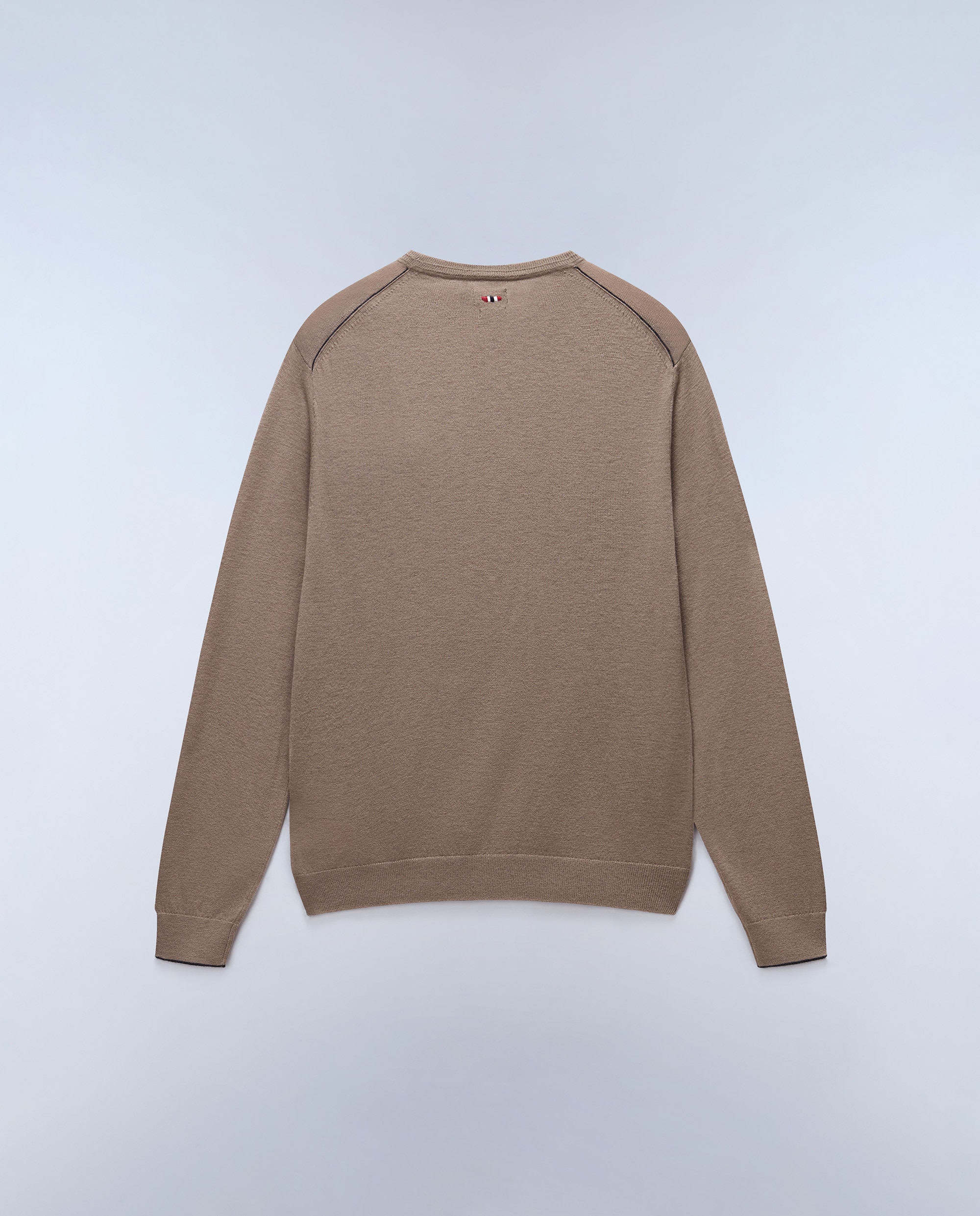 Jersey de hombre damavand c 4 de cuello redondo - Napapijri - Marrón piedra Marrón piedra-5