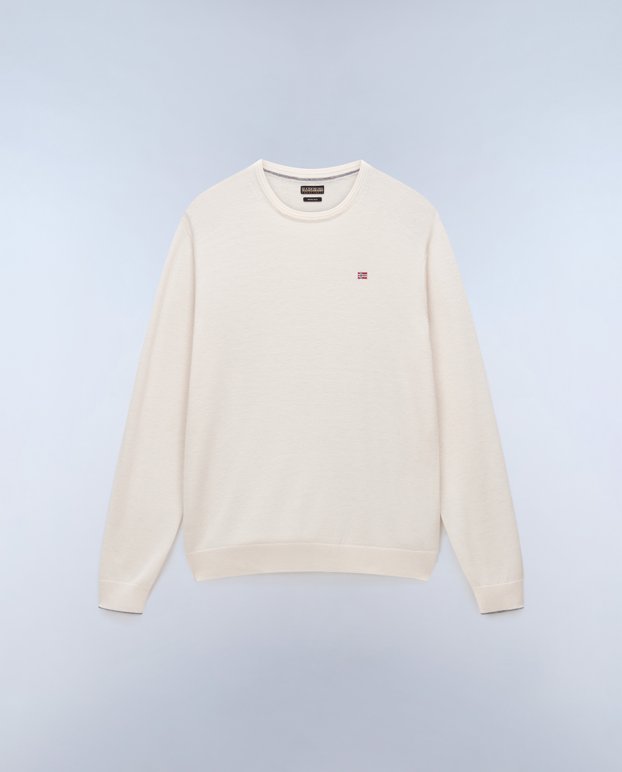 Jersey de hombre damavand c 4 de cuello redondo - Napapijri - Beige Beige-6
