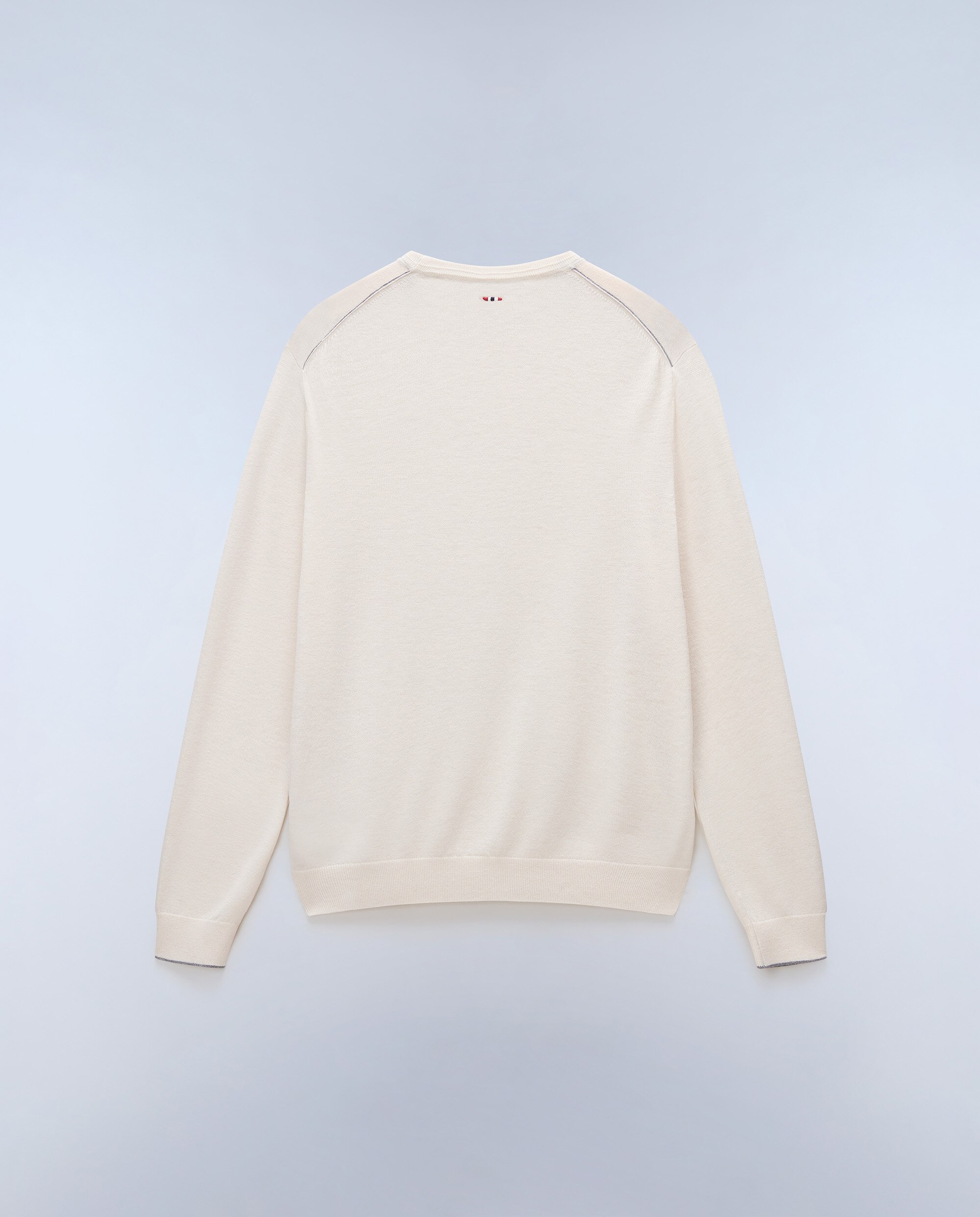 Jersey de hombre damavand c 4 de cuello redondo - Napapijri - Beige Beige-5