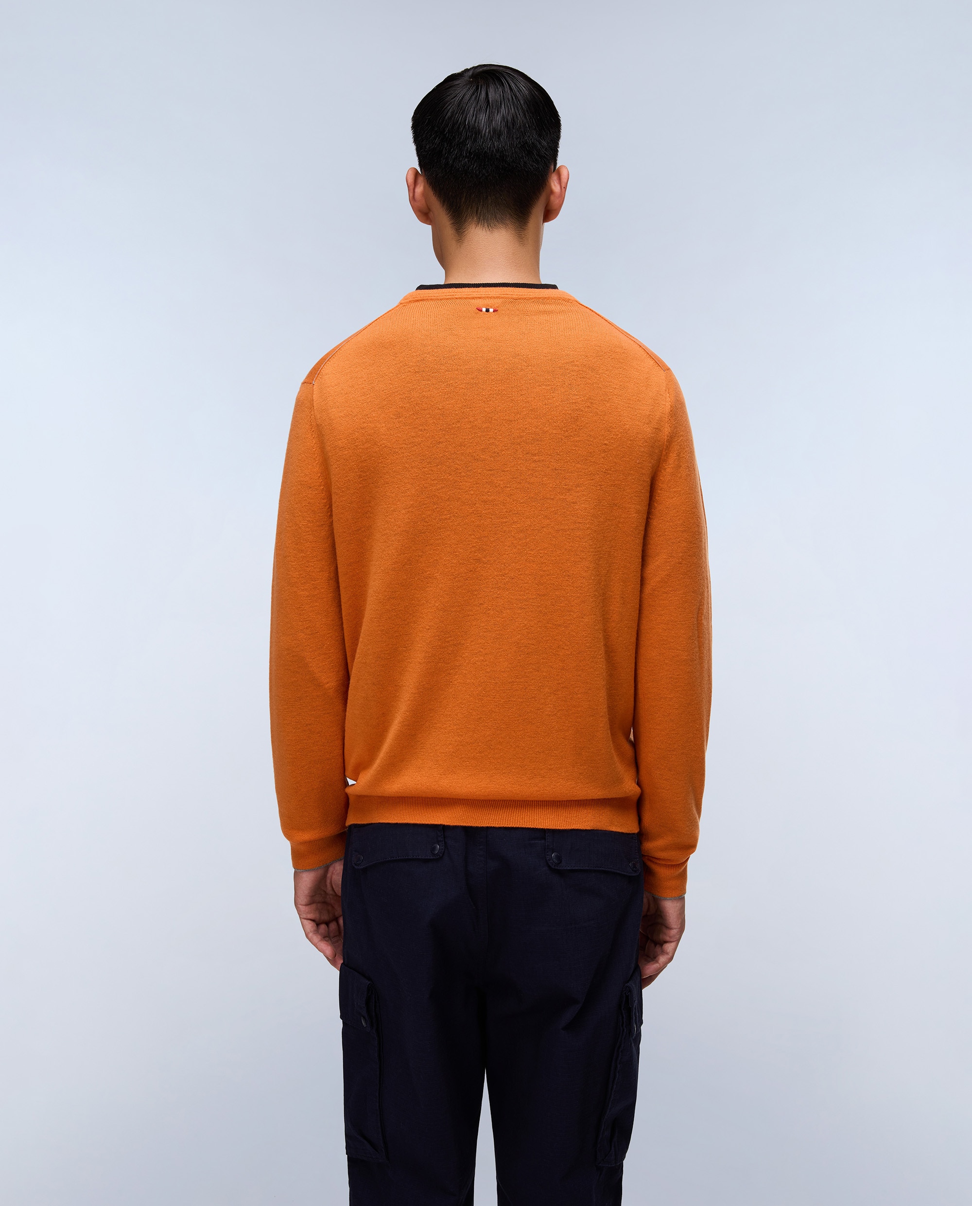 Jersey de hombre damavand c 4 de cuello redondo - Napapijri - Naranja Naranja-2