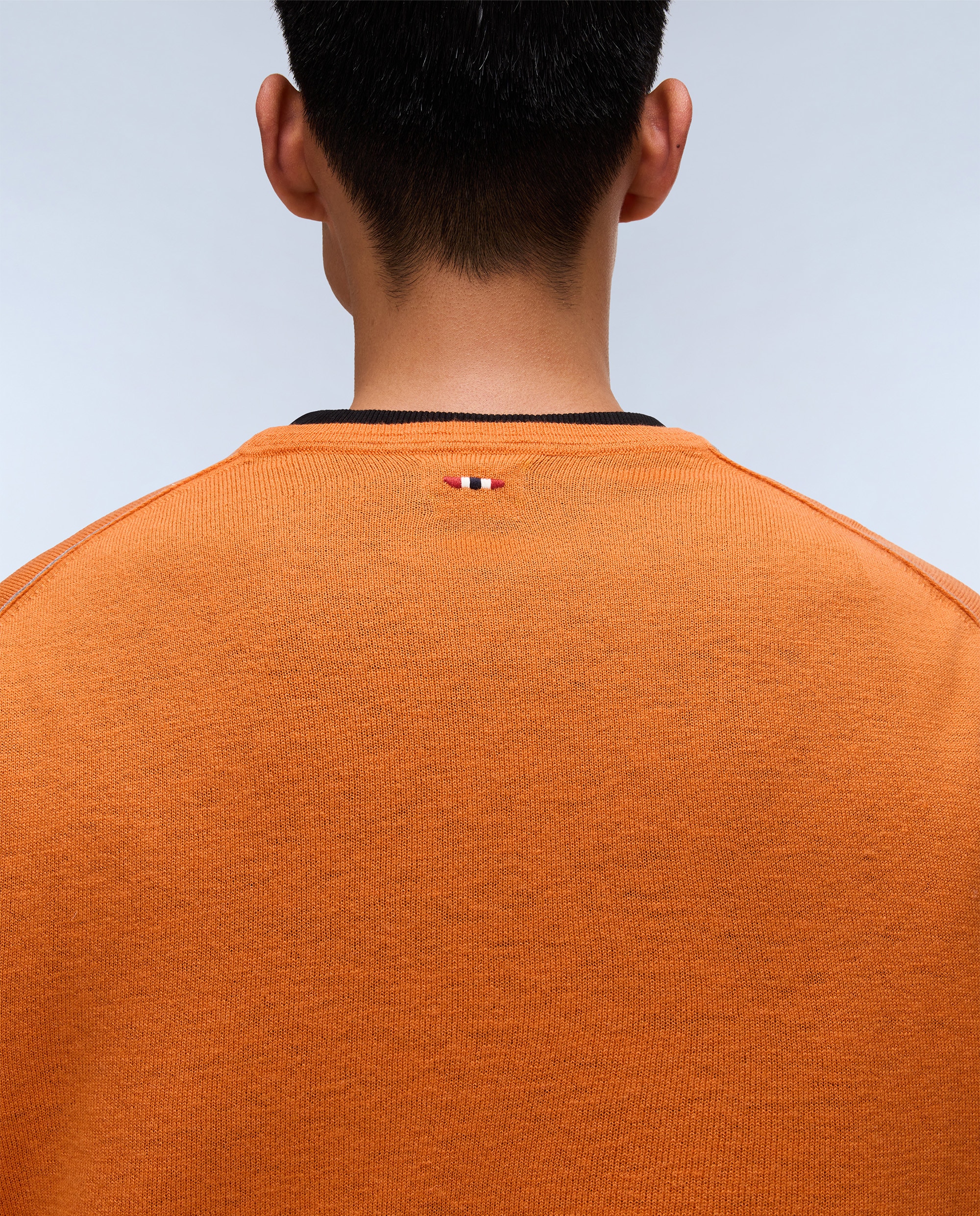 Jersey de hombre damavand c 4 de cuello redondo - Napapijri - Naranja Naranja-4
