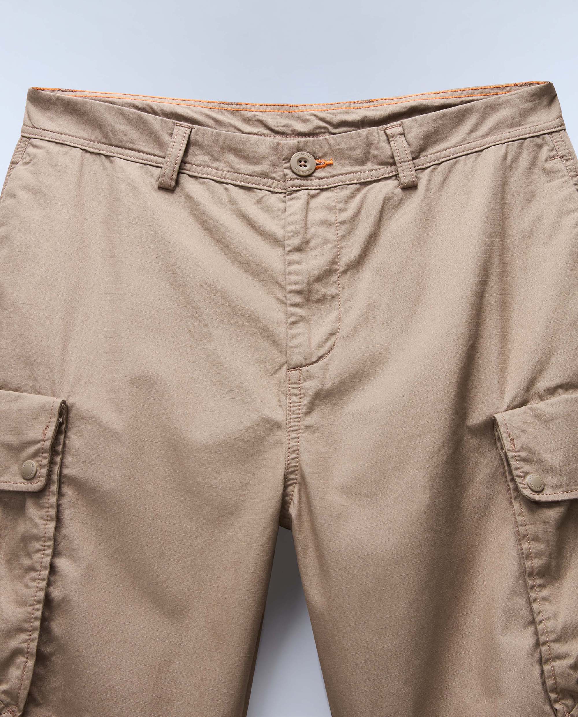 Pantalón cargo de hombre tures de corte relaxed - Napapijri - Marrón claro Marrón claro-6