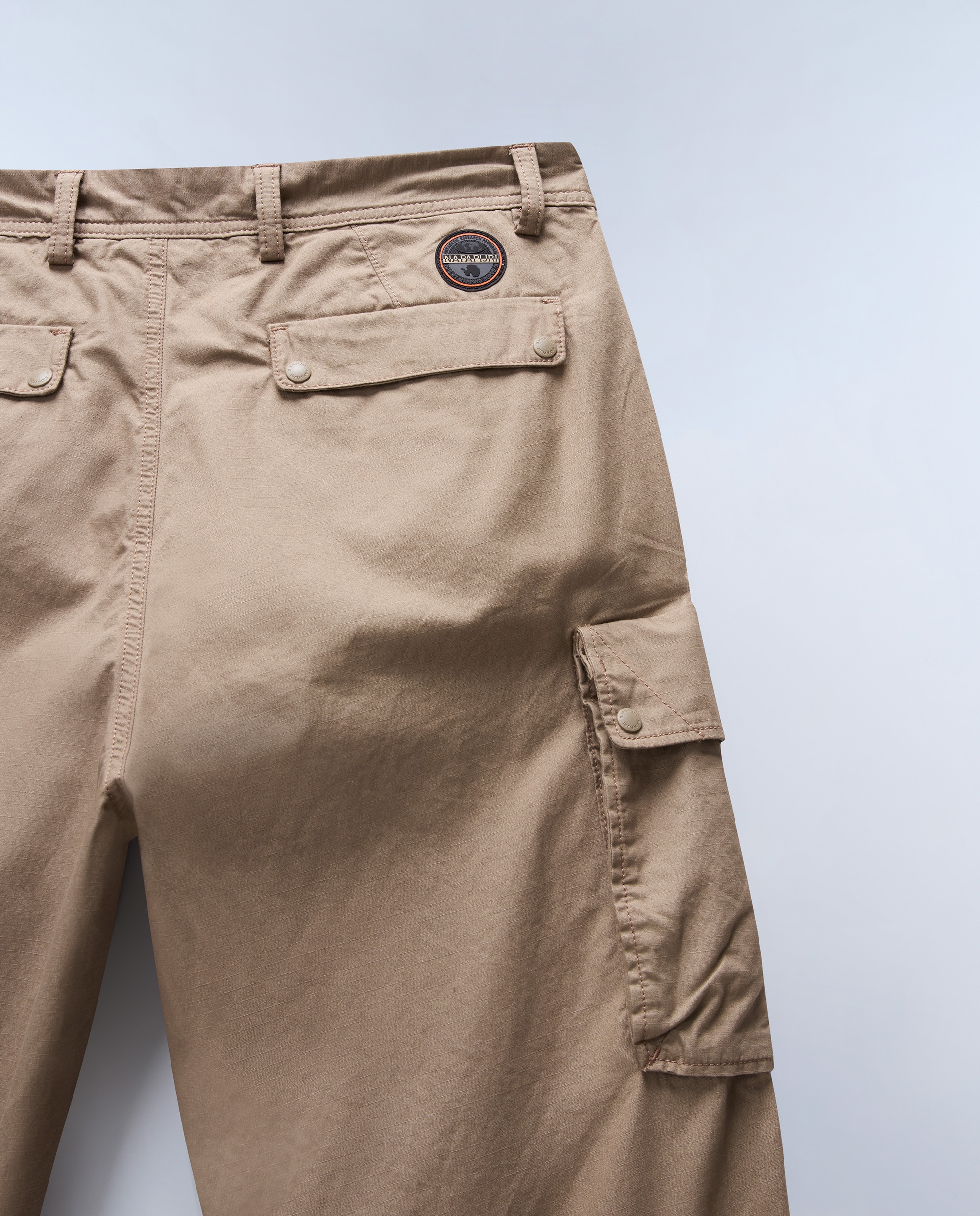 Pantalón cargo de hombre tures de corte relaxed - Napapijri - Marrón piedra Marrón piedra-6