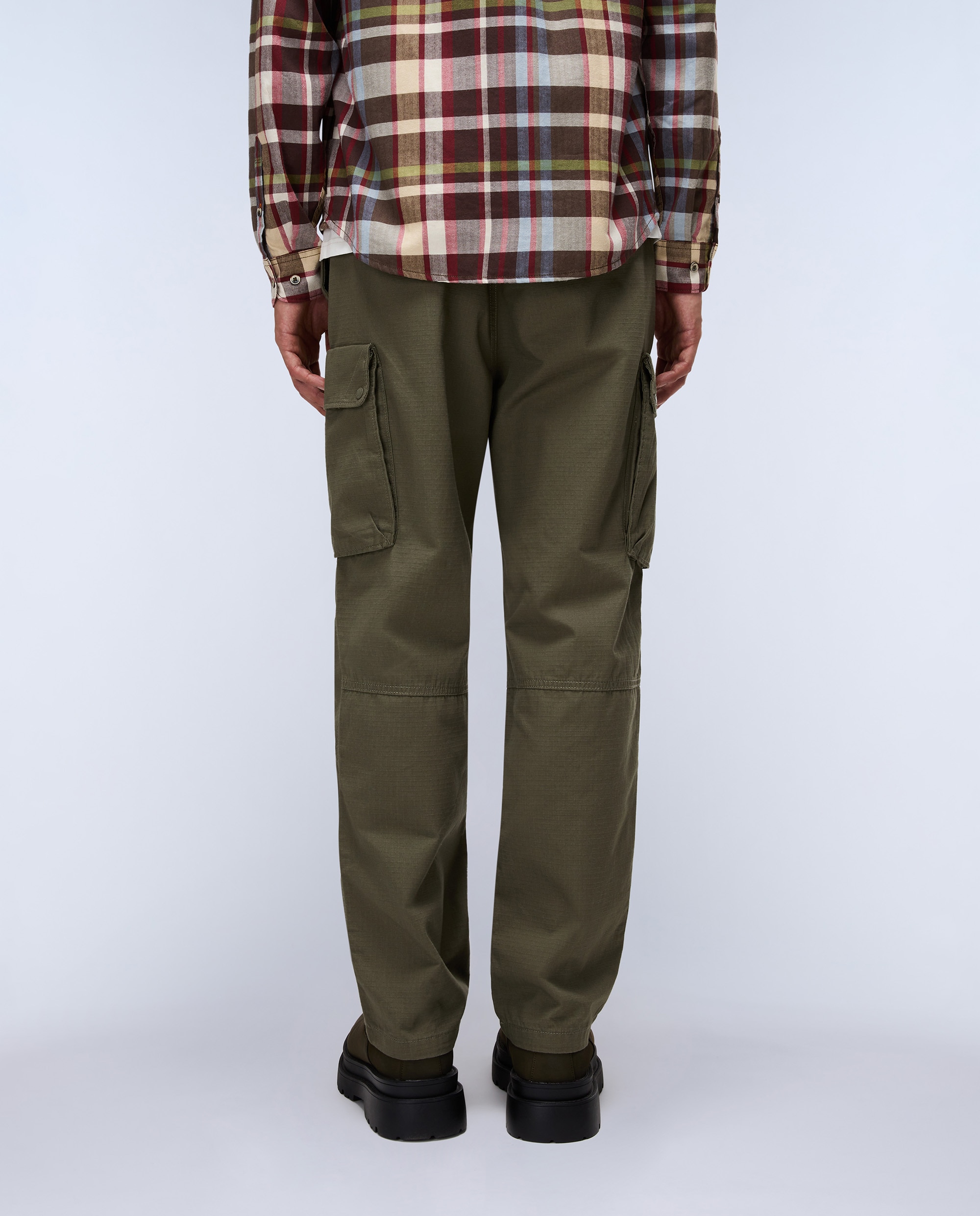 Pantalón cargo de hombre tures de corte relaxed - Napapijri - Verde Verde-2