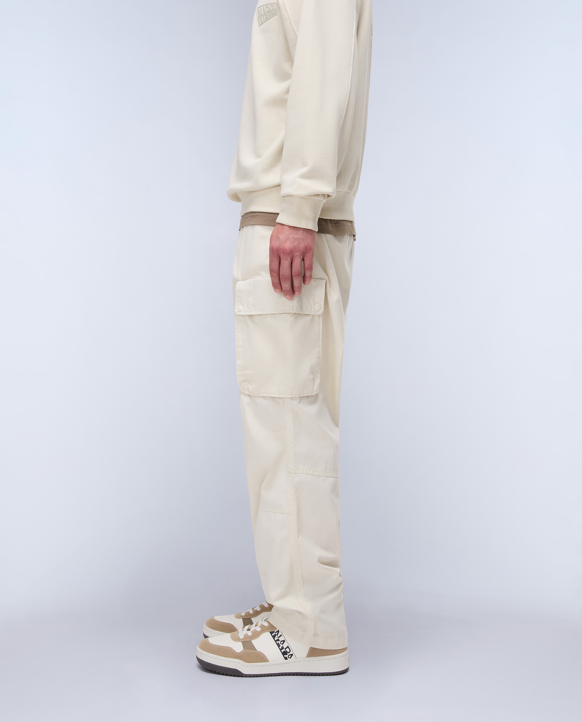 Pantalón cargo de hombre tures de corte relaxed - Napapijri - Beige Beige-2