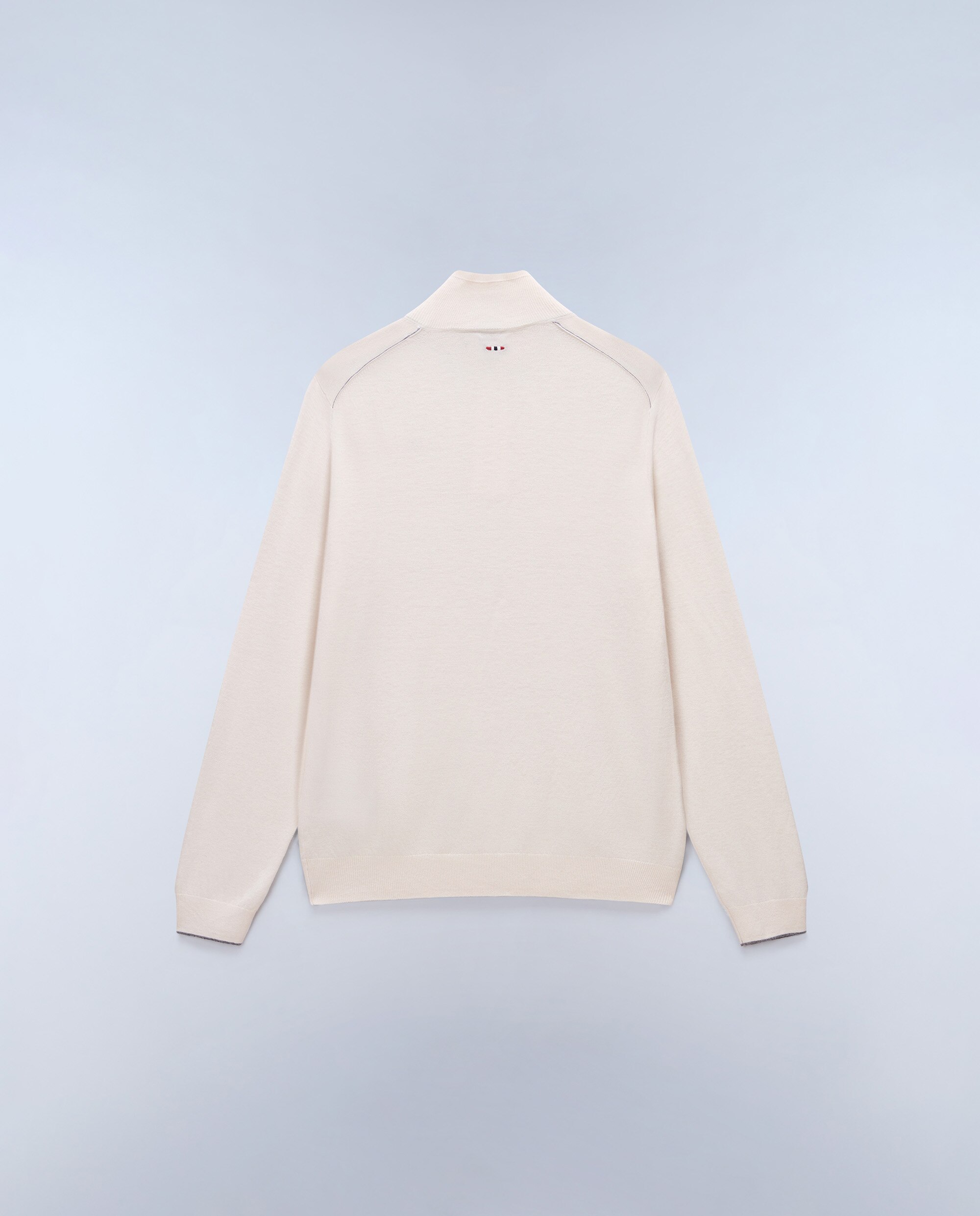 Jersey de hombre damavand hz 4 de cuello con media cremallera - Napapijri - Beige Beige-5