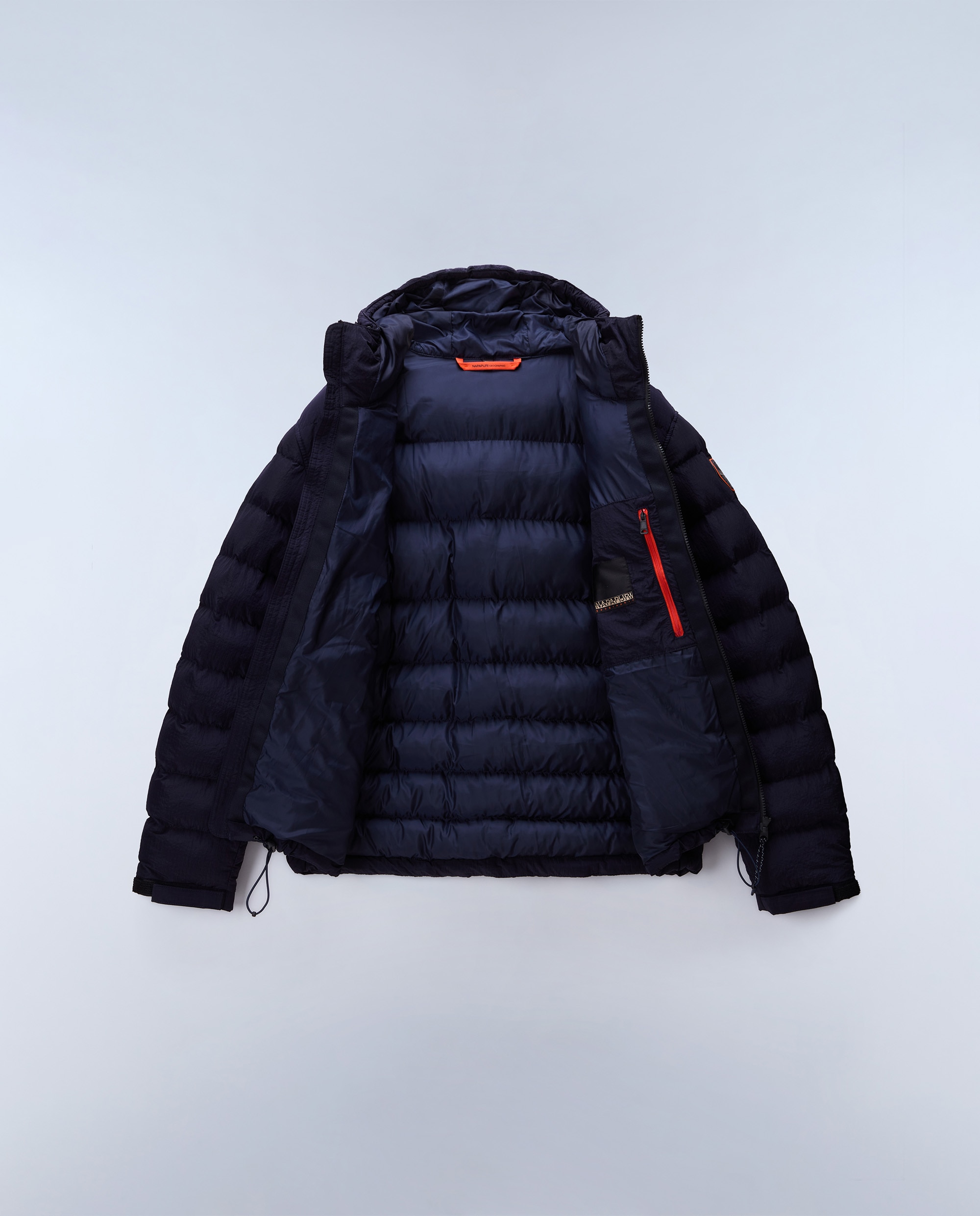 Plumífero de hombre acolchado con capucha - Napapijri - Azul marino Azul marino-6