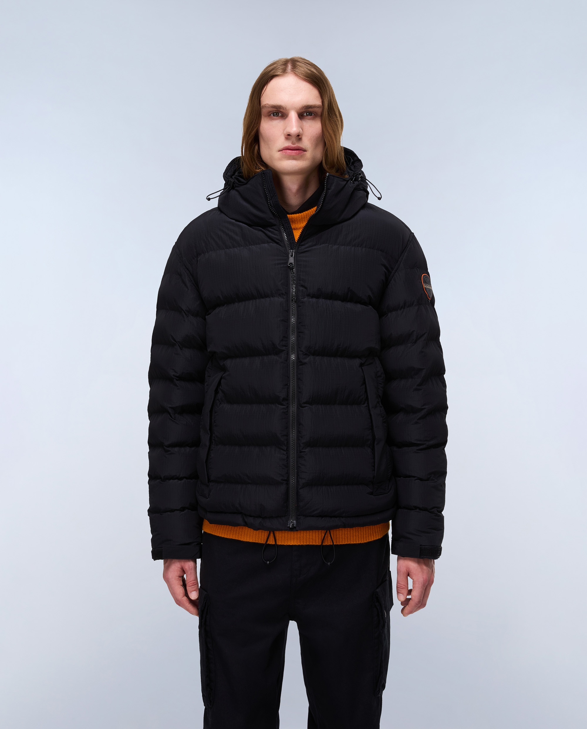 Napapijri - Plumífero de hombre acolchado con capucha.