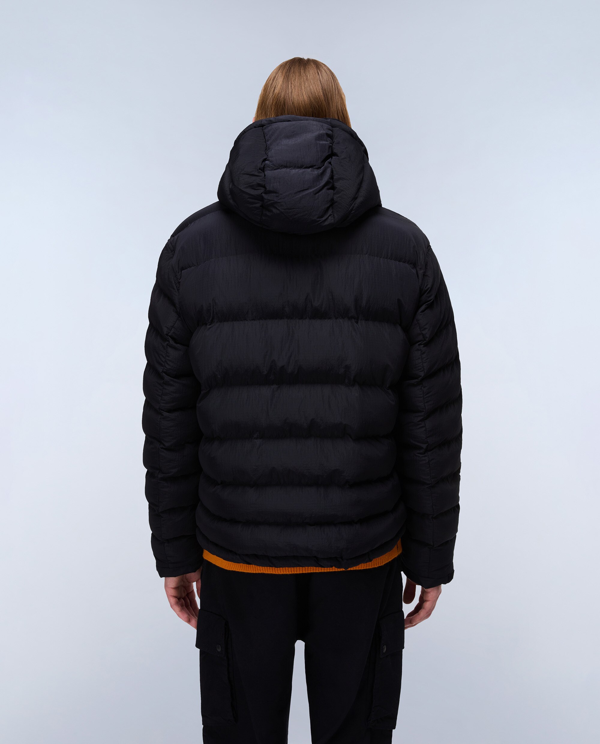 Plumífero de hombre acolchado con capucha - Napapijri - Negro Negro-2