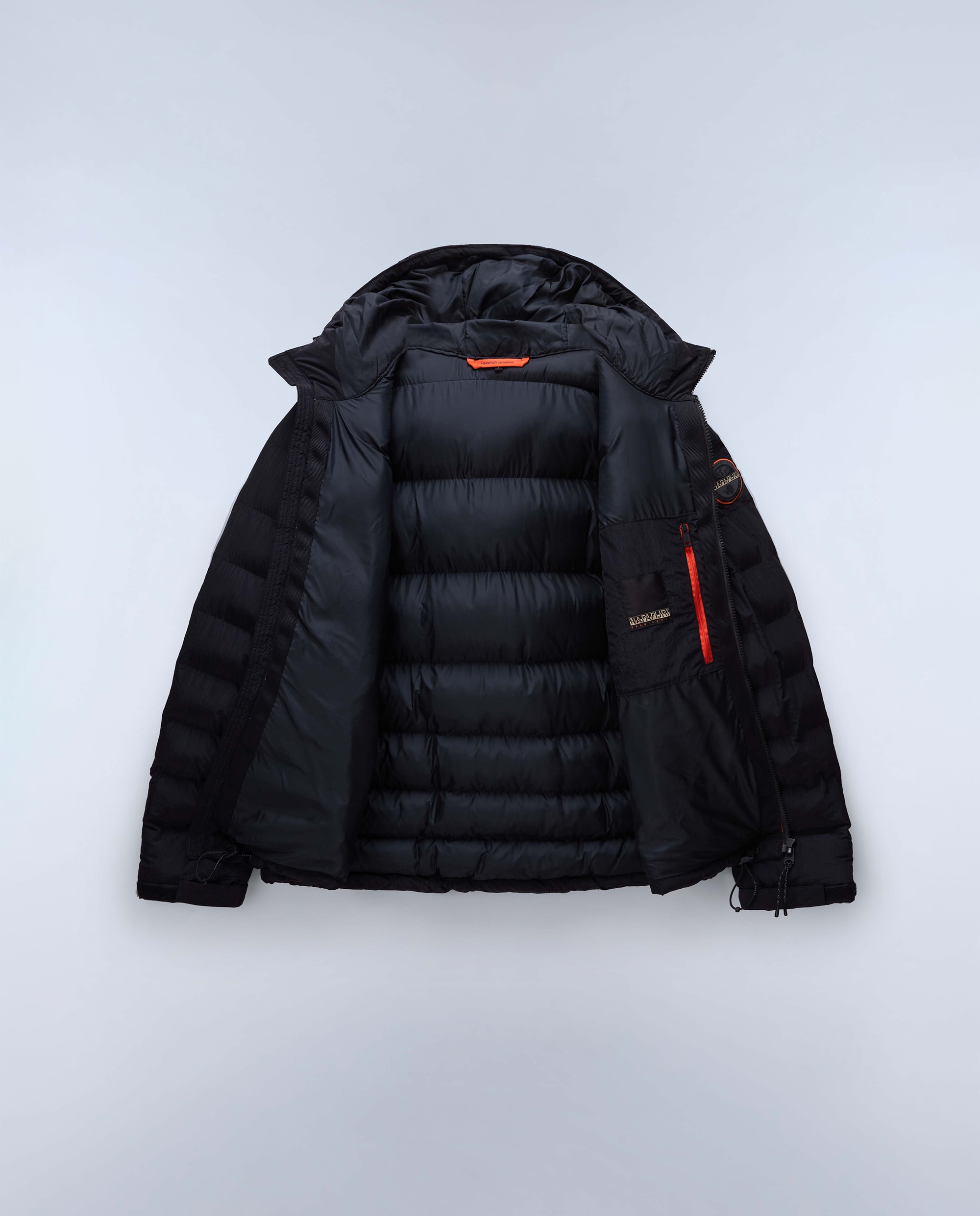Plumífero de hombre acolchado con capucha - Napapijri - Negro Negro-6