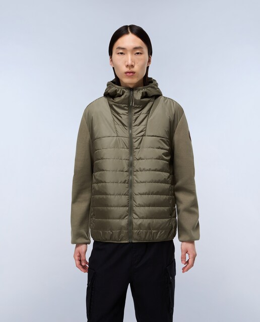 Imagen 0 de Plumífero de hombre liso con cremallera completa