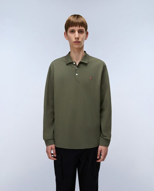 Imagen 0 de Polo de piqué de hombre de manga larga