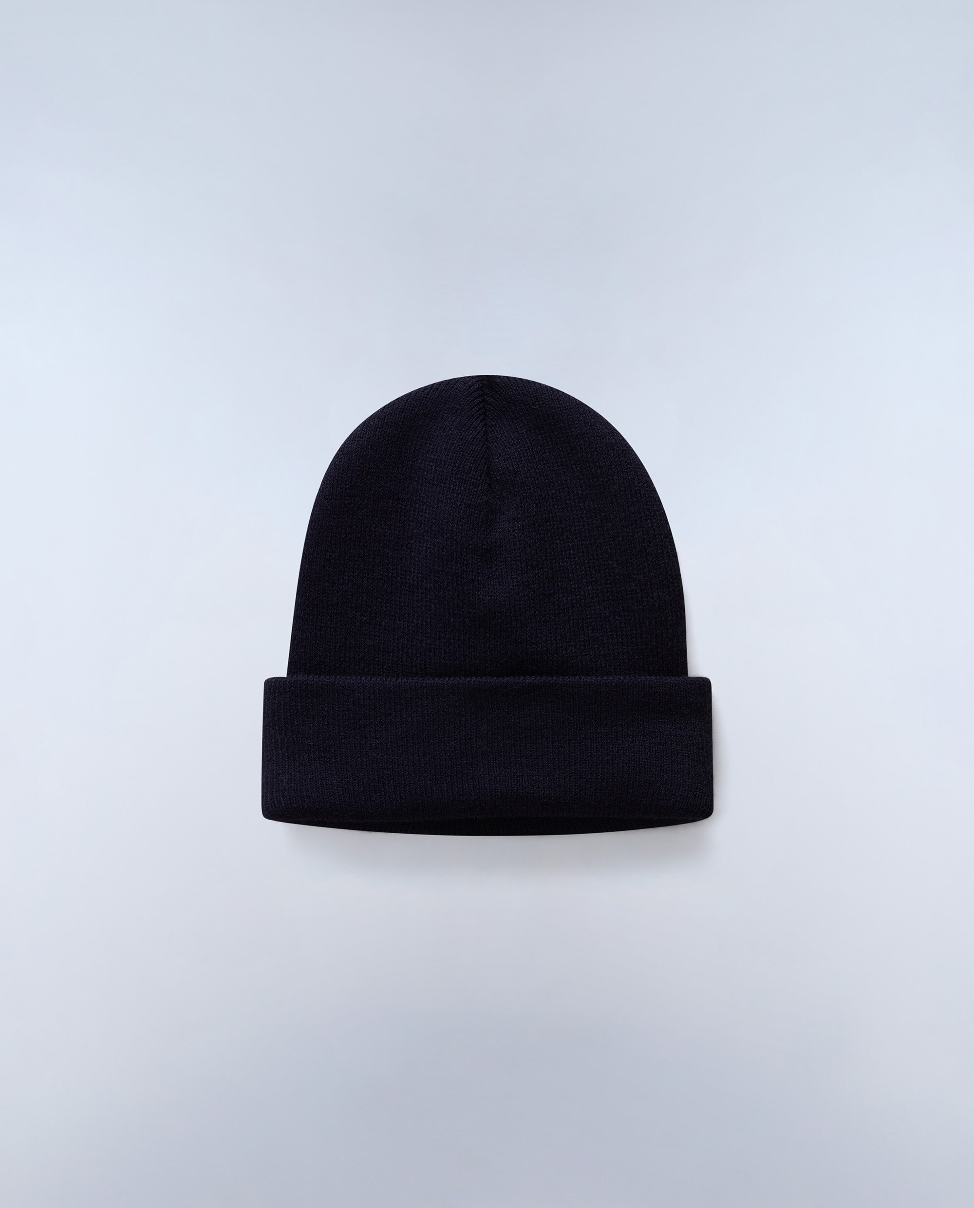 Gorro de hombre montepiana con parche frontal de punto elástico - Napapijri - Azul marino Azul marino-4
