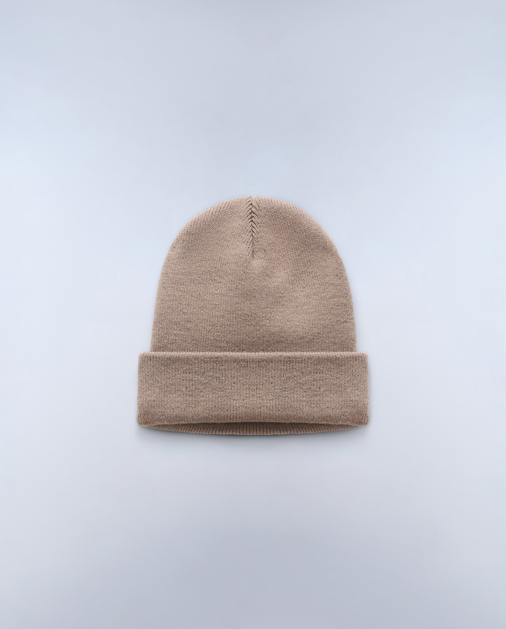 Gorro de hombre montepiana con parche frontal de punto elástico - Napapijri - Beige Beige-4