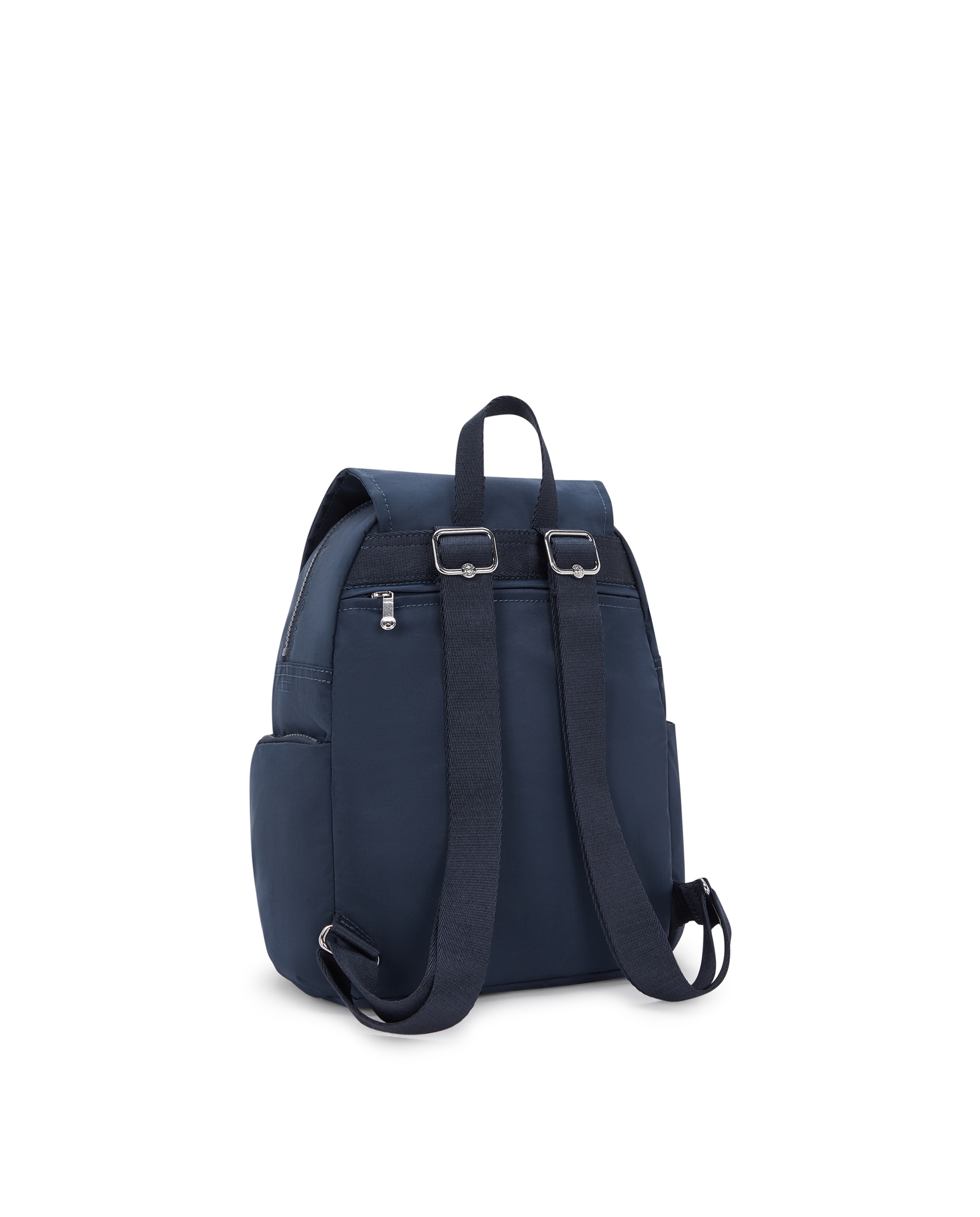 Mochila de mujer mediana son solapa - Kipling - Azul oscuro Azul oscuro-4
