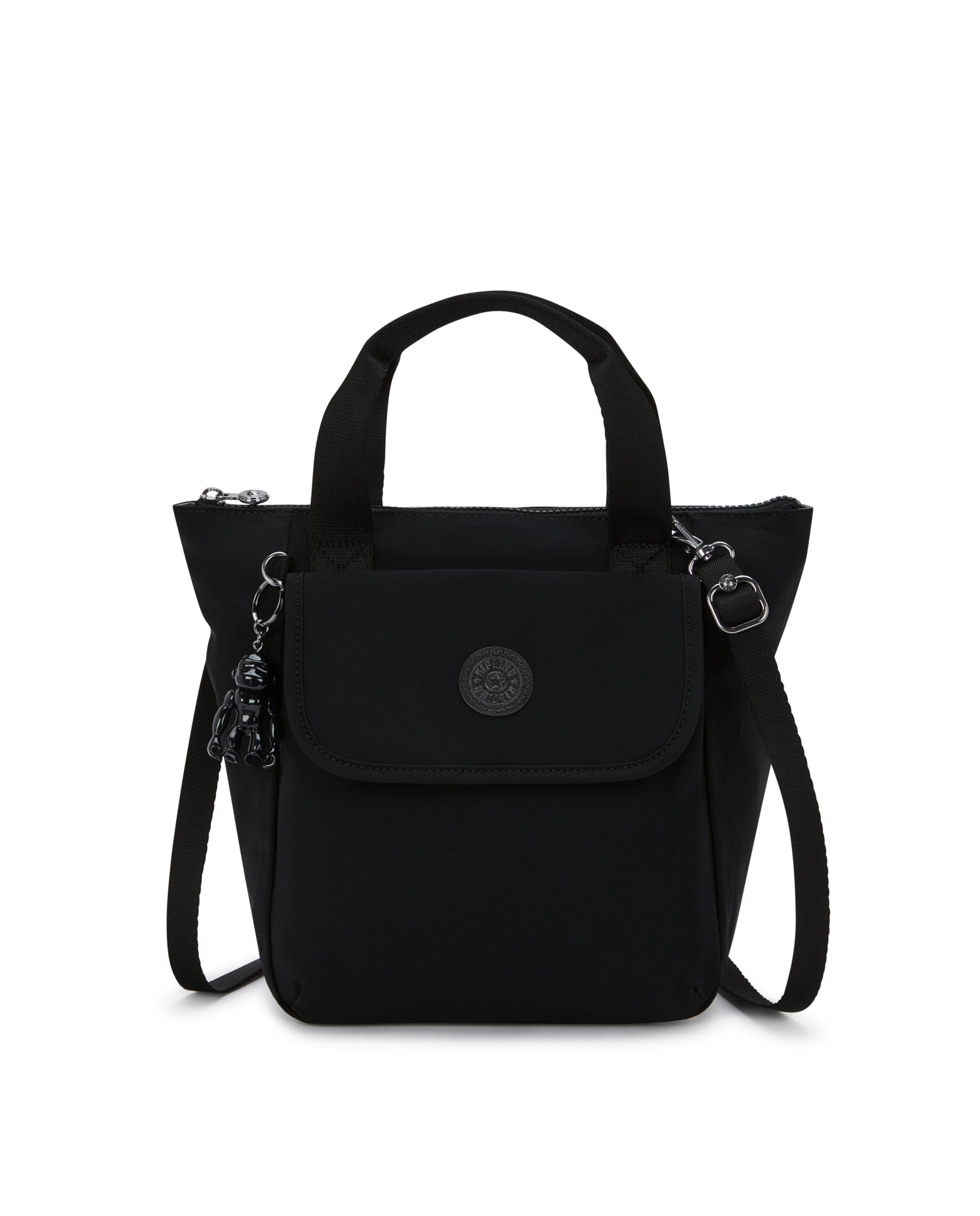 Bolsa de almuerzo con asa bandolera extraíble y bolsillo frontal - Kipling - Negro Negro-1