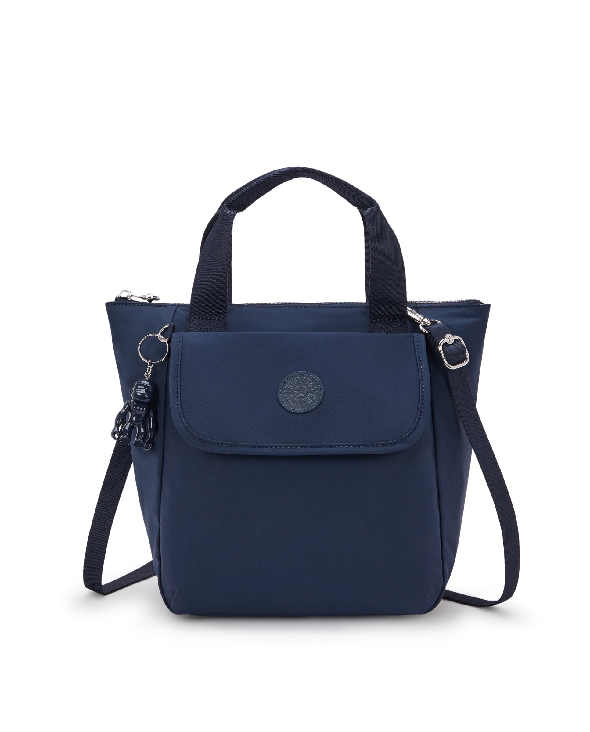 Bolsa de almuerzo con asa bandolera extraíble y bolsillo frontal - Kipling - Azul oscuro Azul oscuro-1