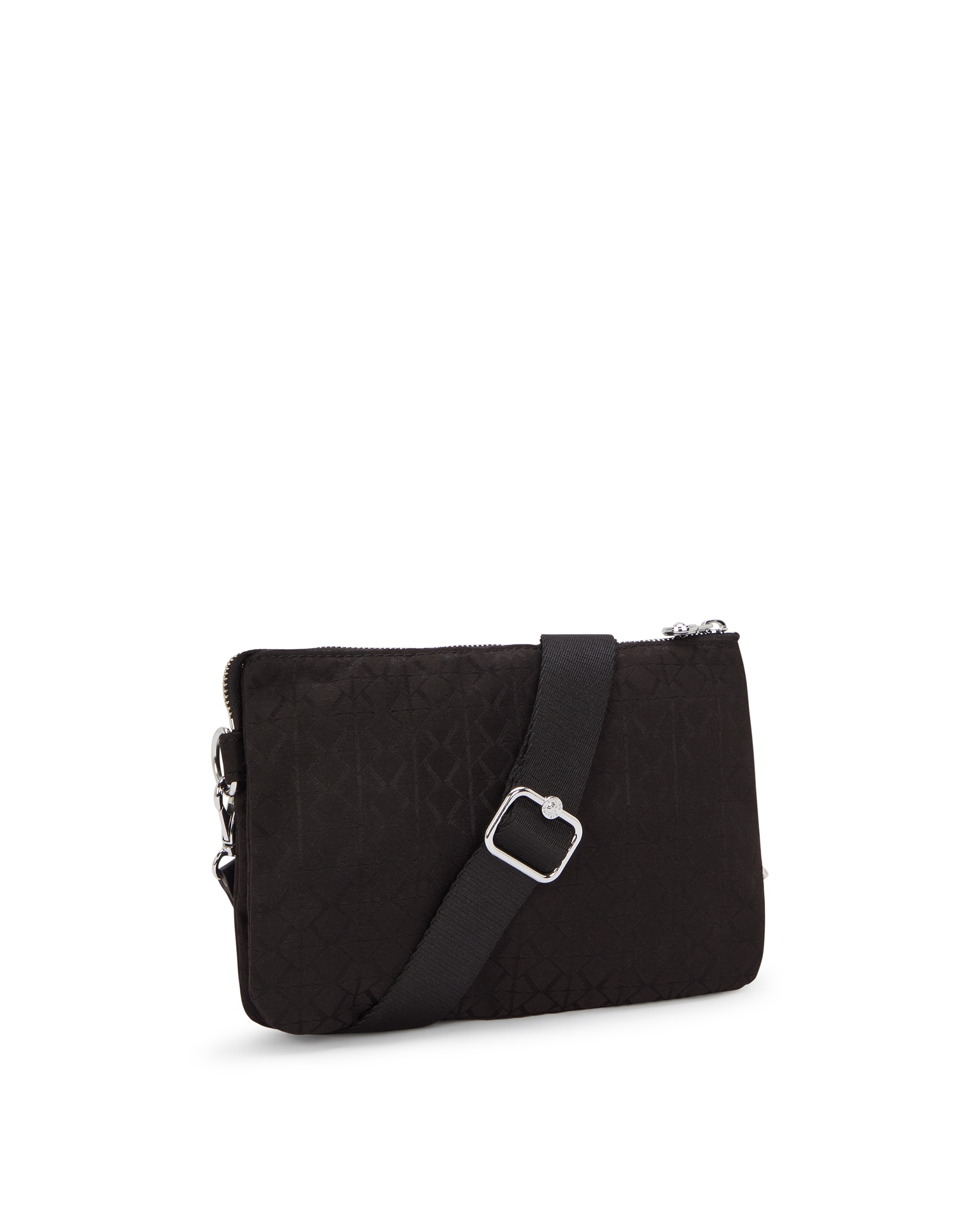 Bandolera de mujer pequeña con cremallera y correa extraíble - Kipling - Negro Negro-5