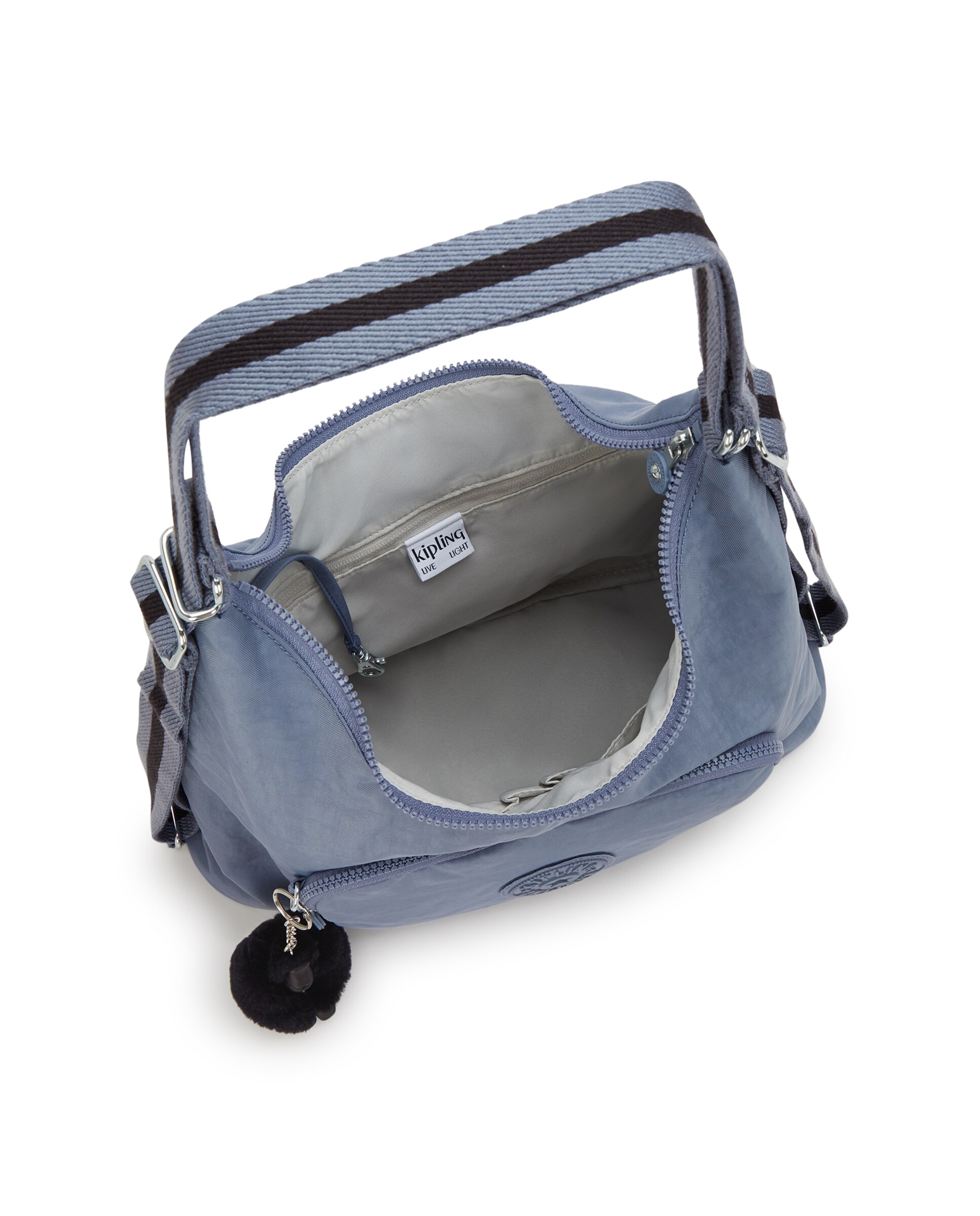 Bolso de hombro mediano convertible en mochila - Kipling - Azul grisáceo Azul grisáceo-2