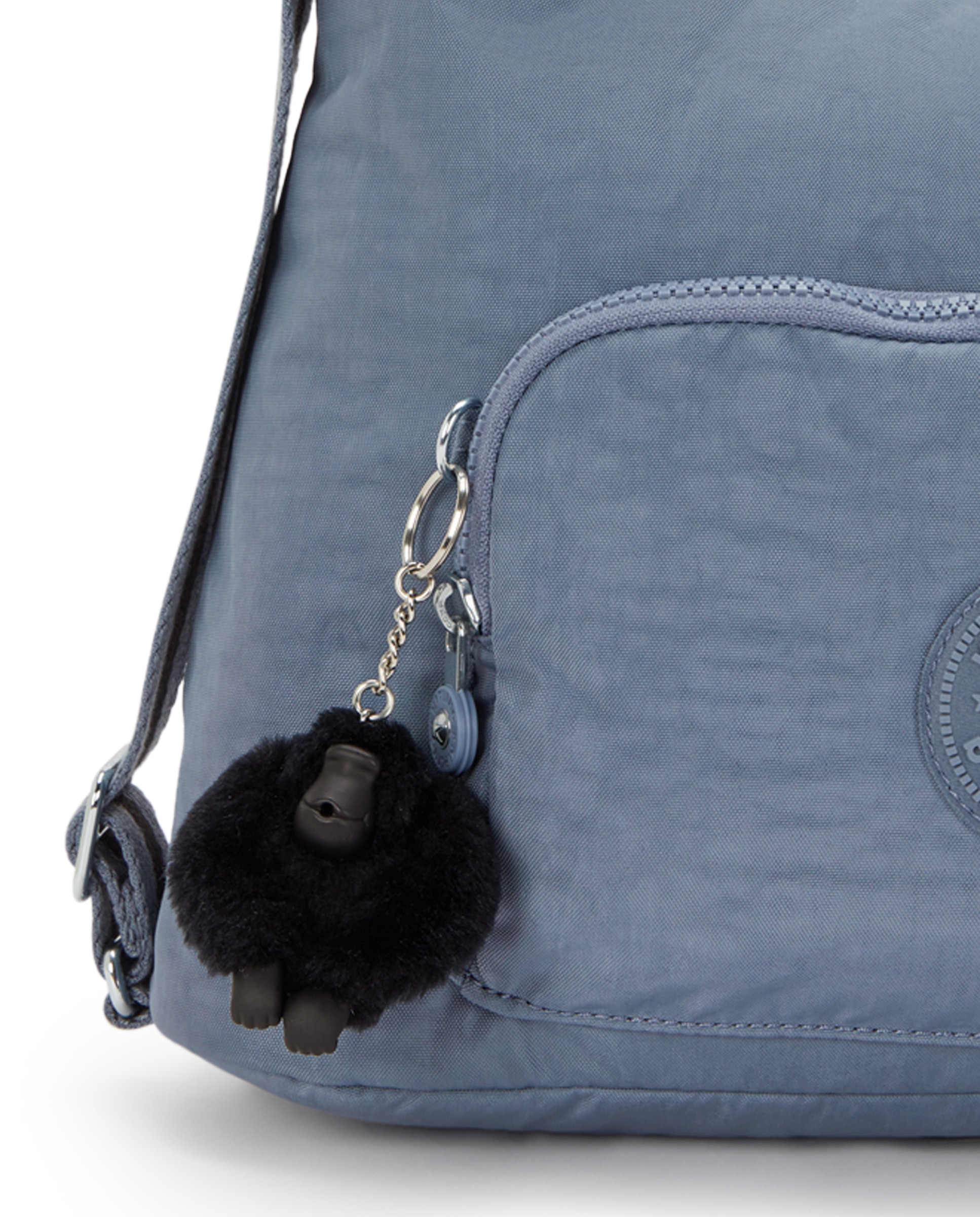 Bolso de hombro mediano convertible en mochila - Kipling - Azul grisáceo Azul grisáceo-5