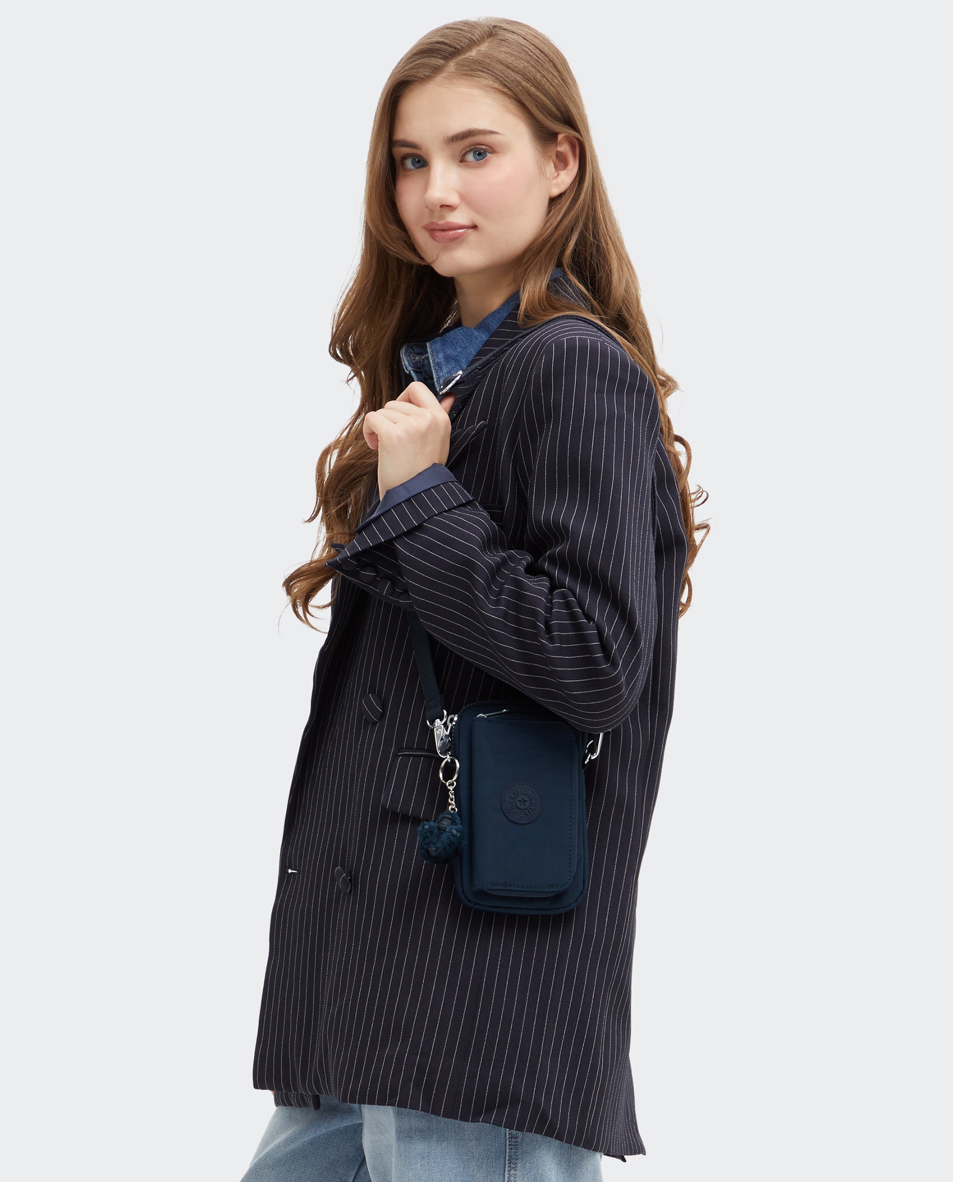 Bolso para el móvil telmo con cremallera y llavero - Kipling - Marino Marino-2