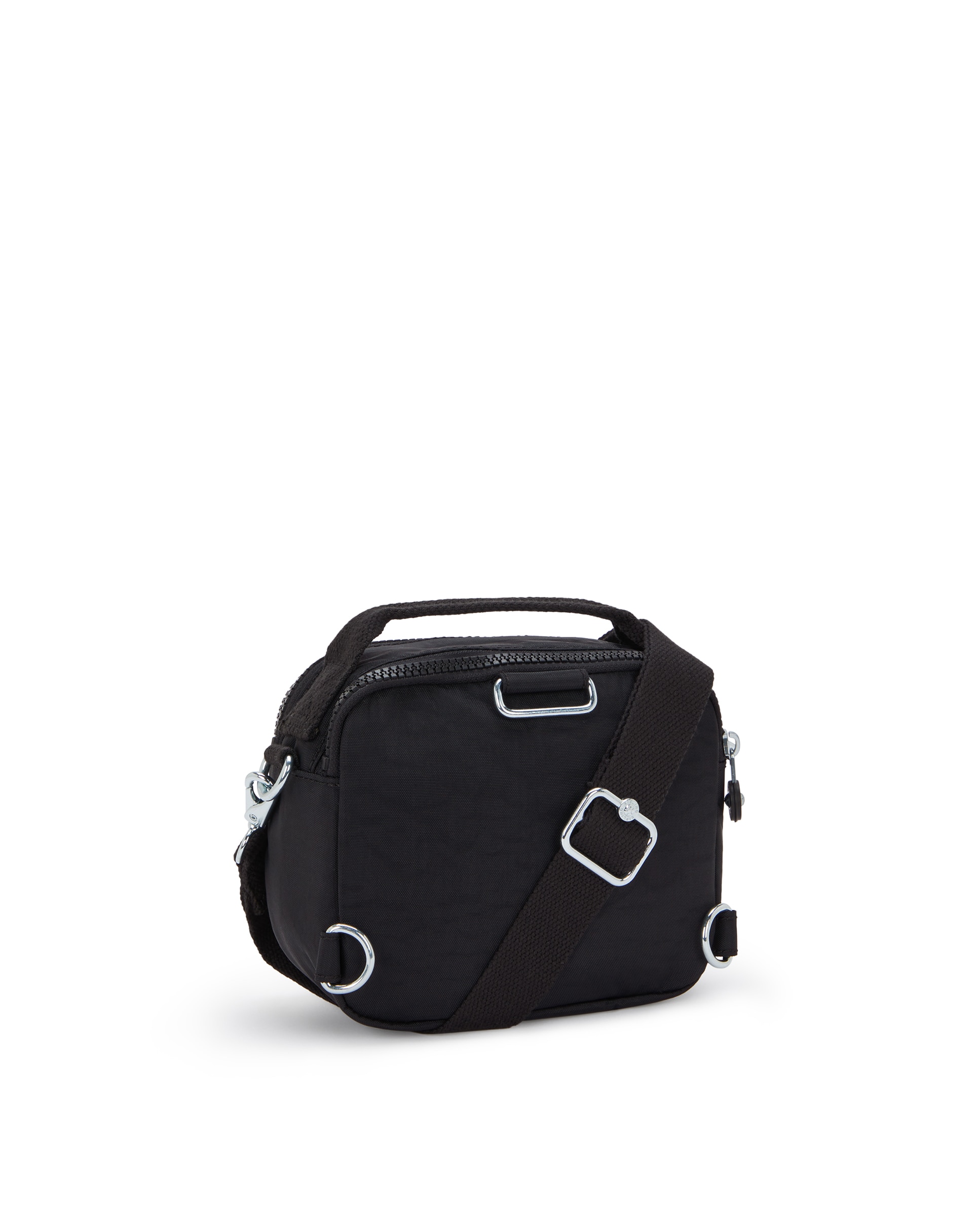 Bandolera de mujer pequeña con asa de mano - Kipling - Negro Negro-3