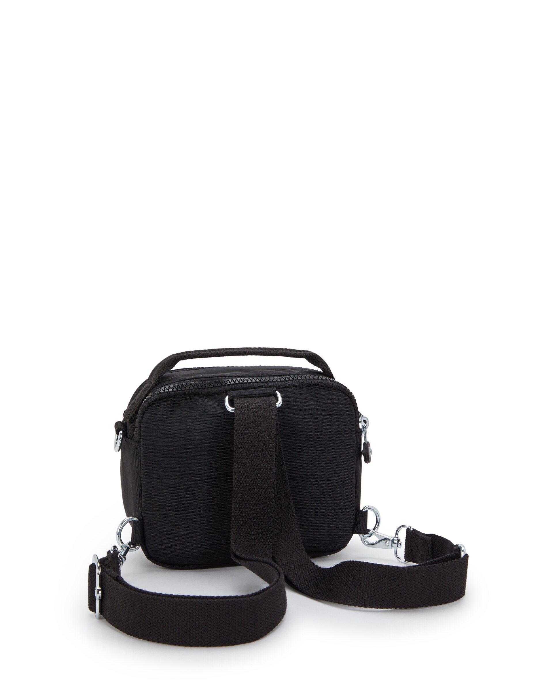 Bandolera de mujer pequeña con asa de mano - Kipling - Negro Negro-6