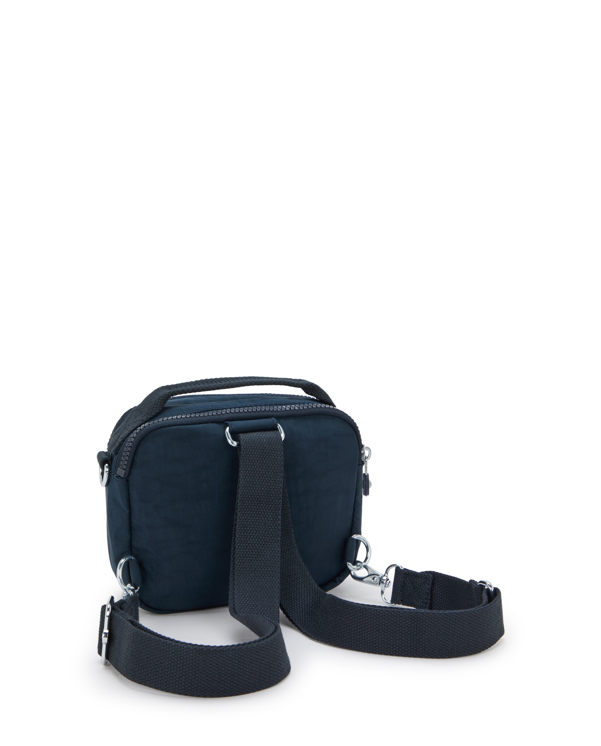 Bandolera de mujer pequeña con asa de mano - Kipling - Azul marino Azul marino-6