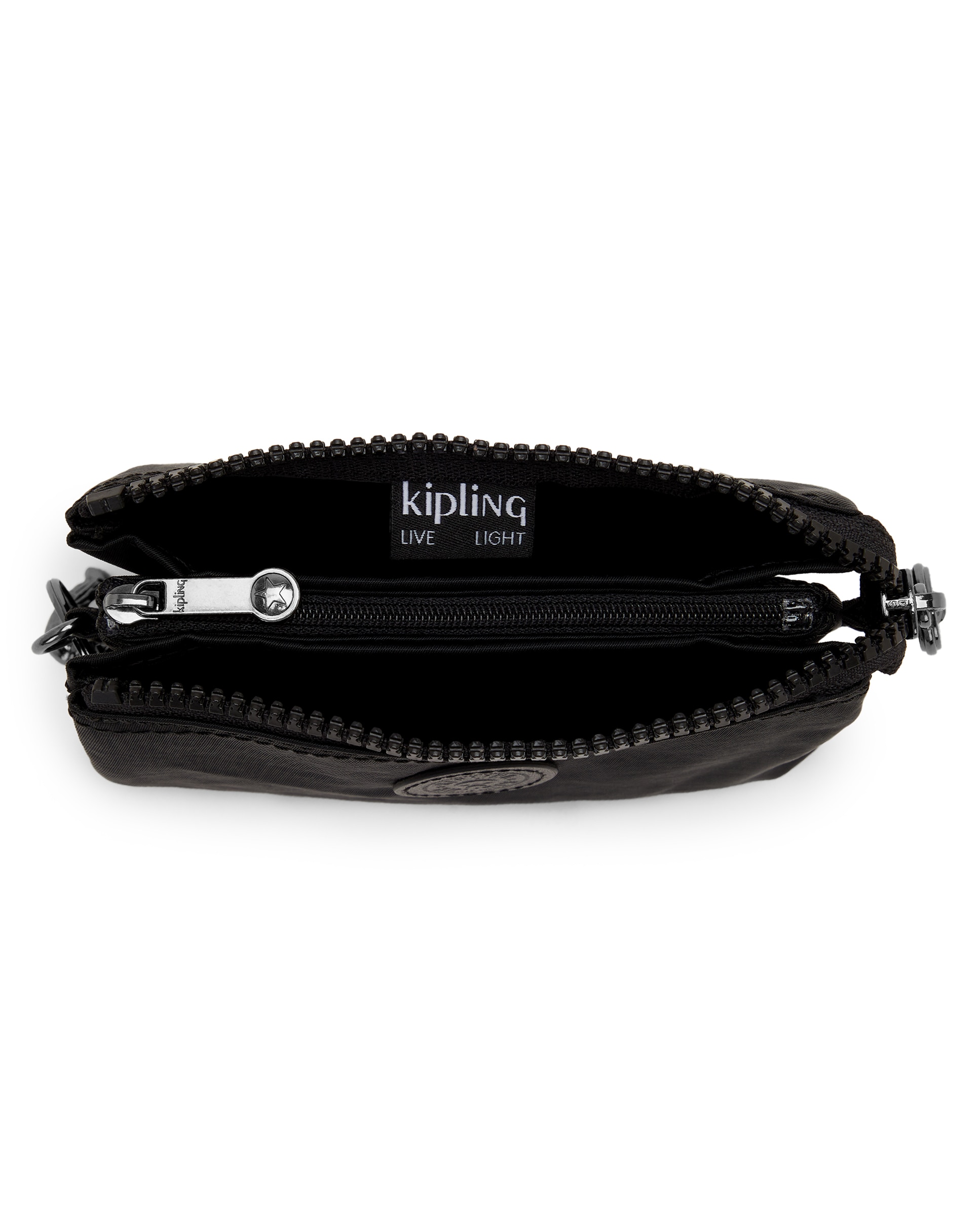 Monedero pequeño con llavero - Kipling - Negro mate Negro mate-2