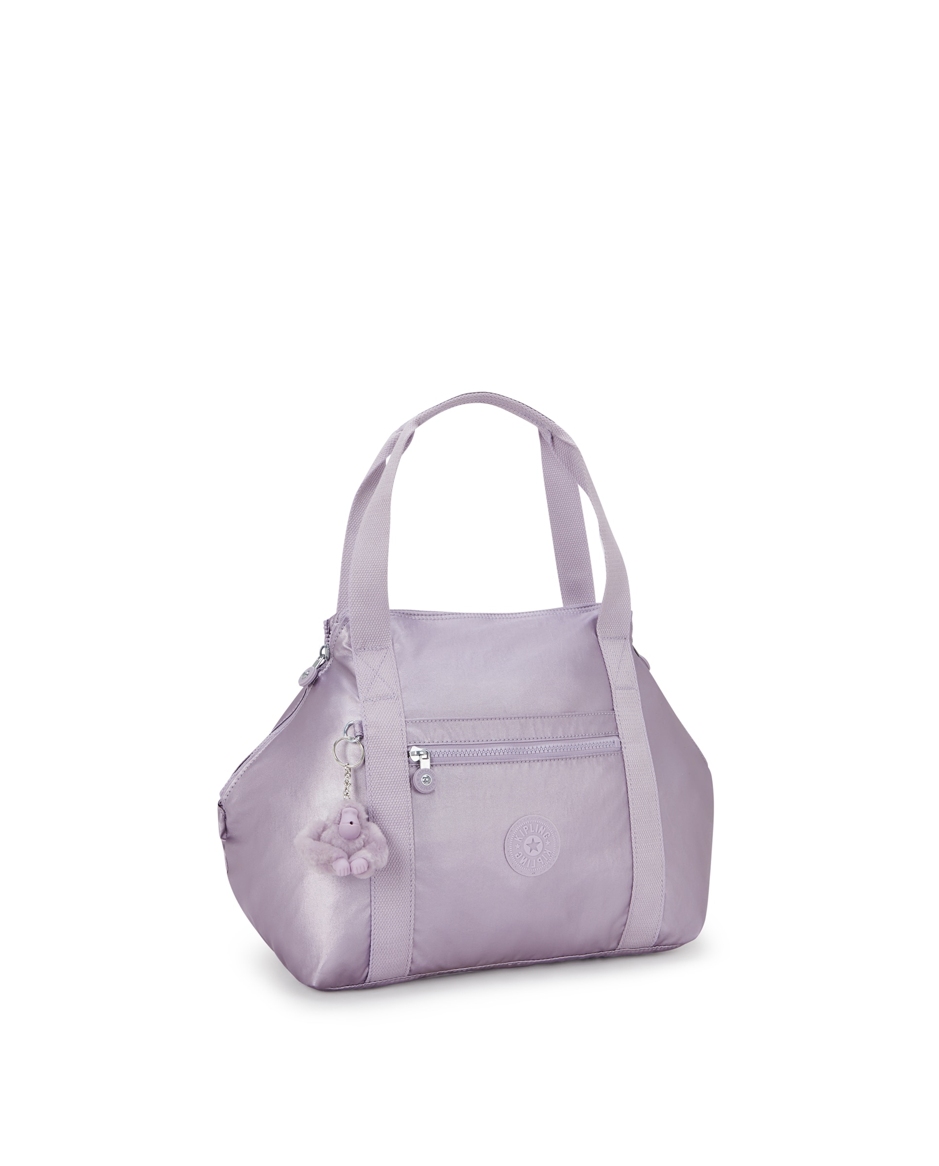 Bolso de hombro con cremallera y asa bandolera - Kipling - Lila Lila-5