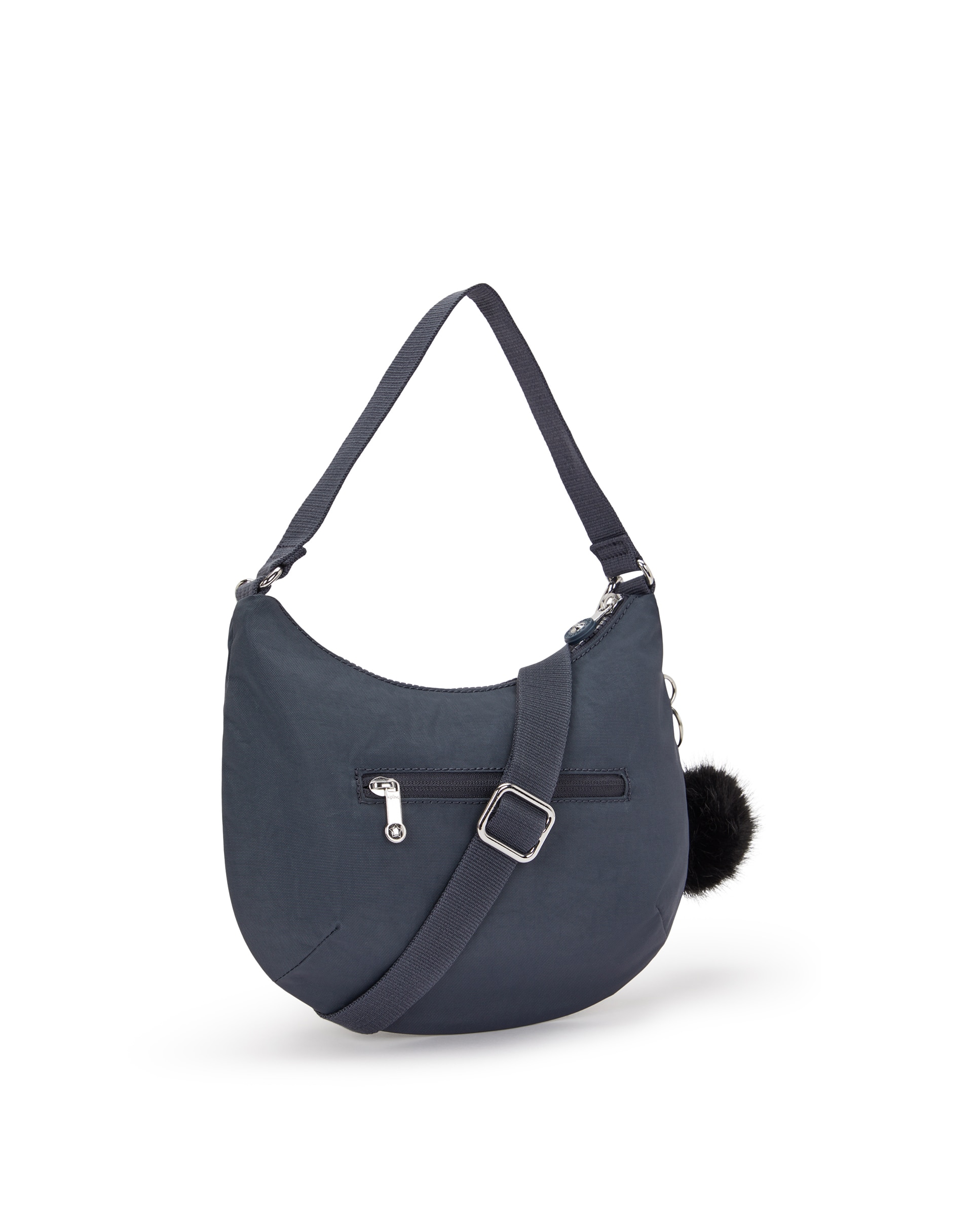 Bolso de hombro mediano con cremallera y asa bandolera - Kipling - Gris oscuro Gris oscuro-3