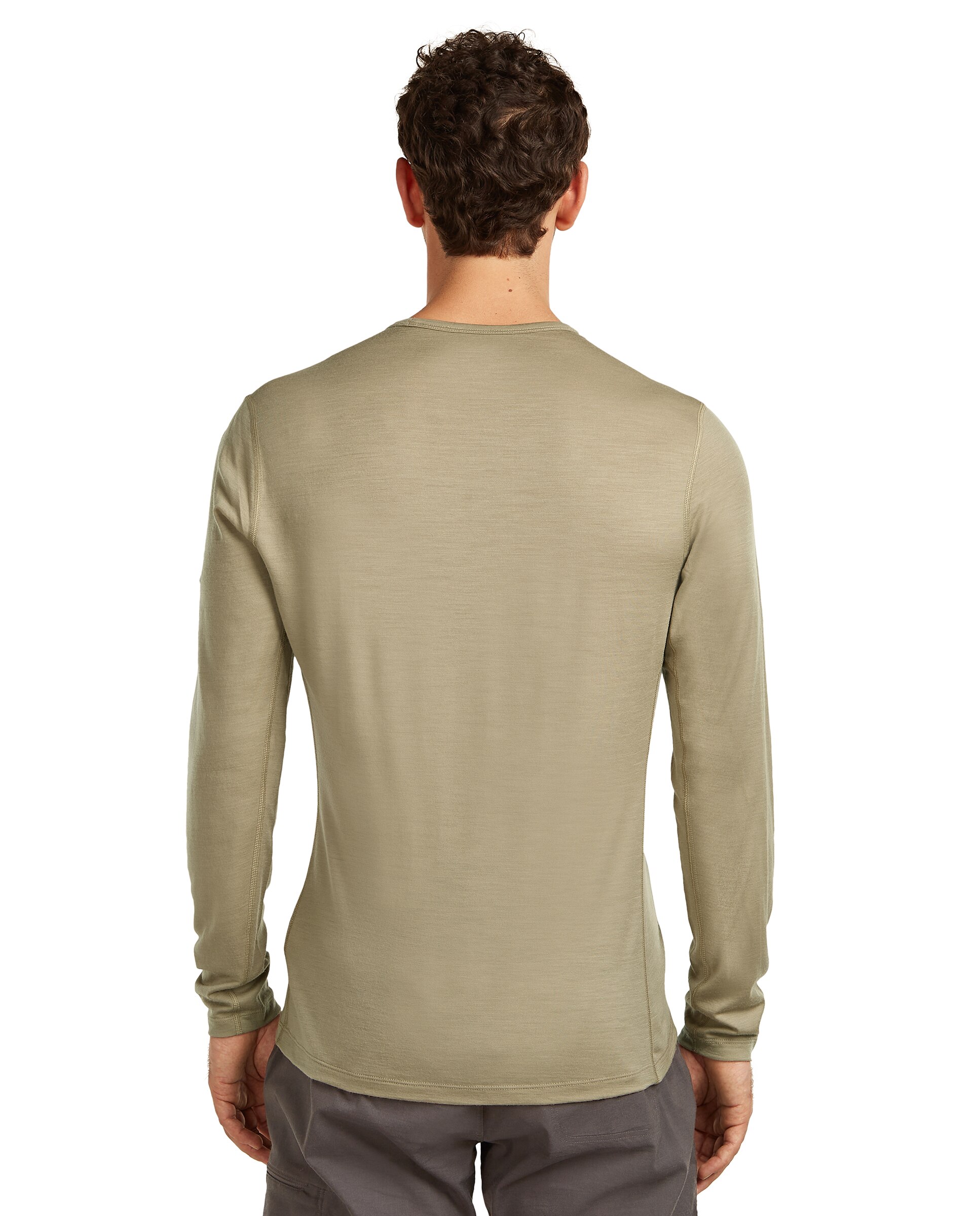 Camiseta outdoor calida Hombre Oasis Icebreaker - Beige Beige-2