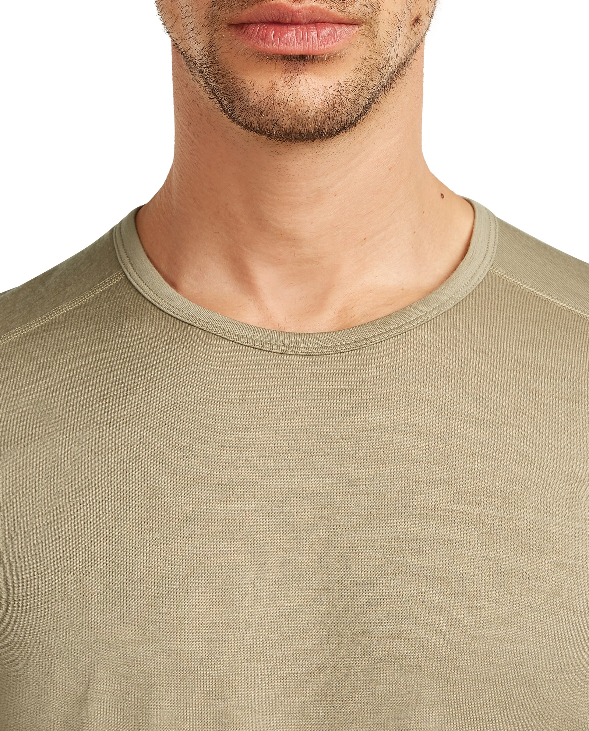 Camiseta outdoor calida Hombre Oasis Icebreaker - Beige Beige-3
