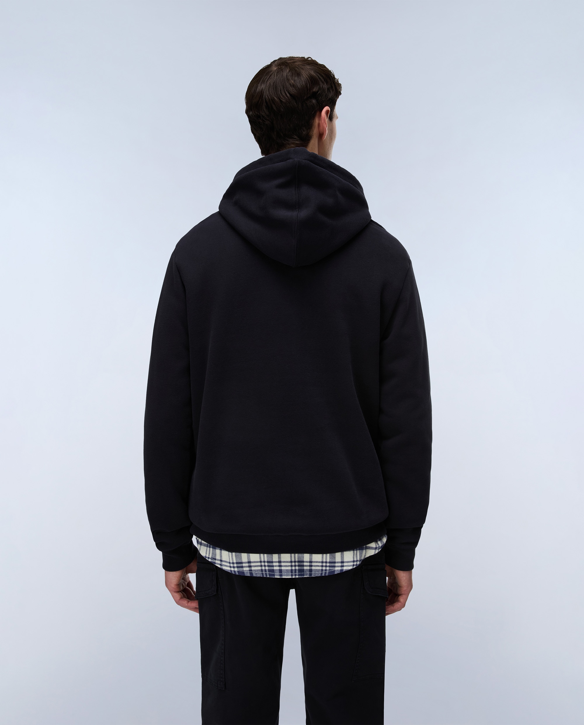 Imagen 3 de Sudadera afelpada de hombre burgee wint con capucha - Napapijri - Negro Negro