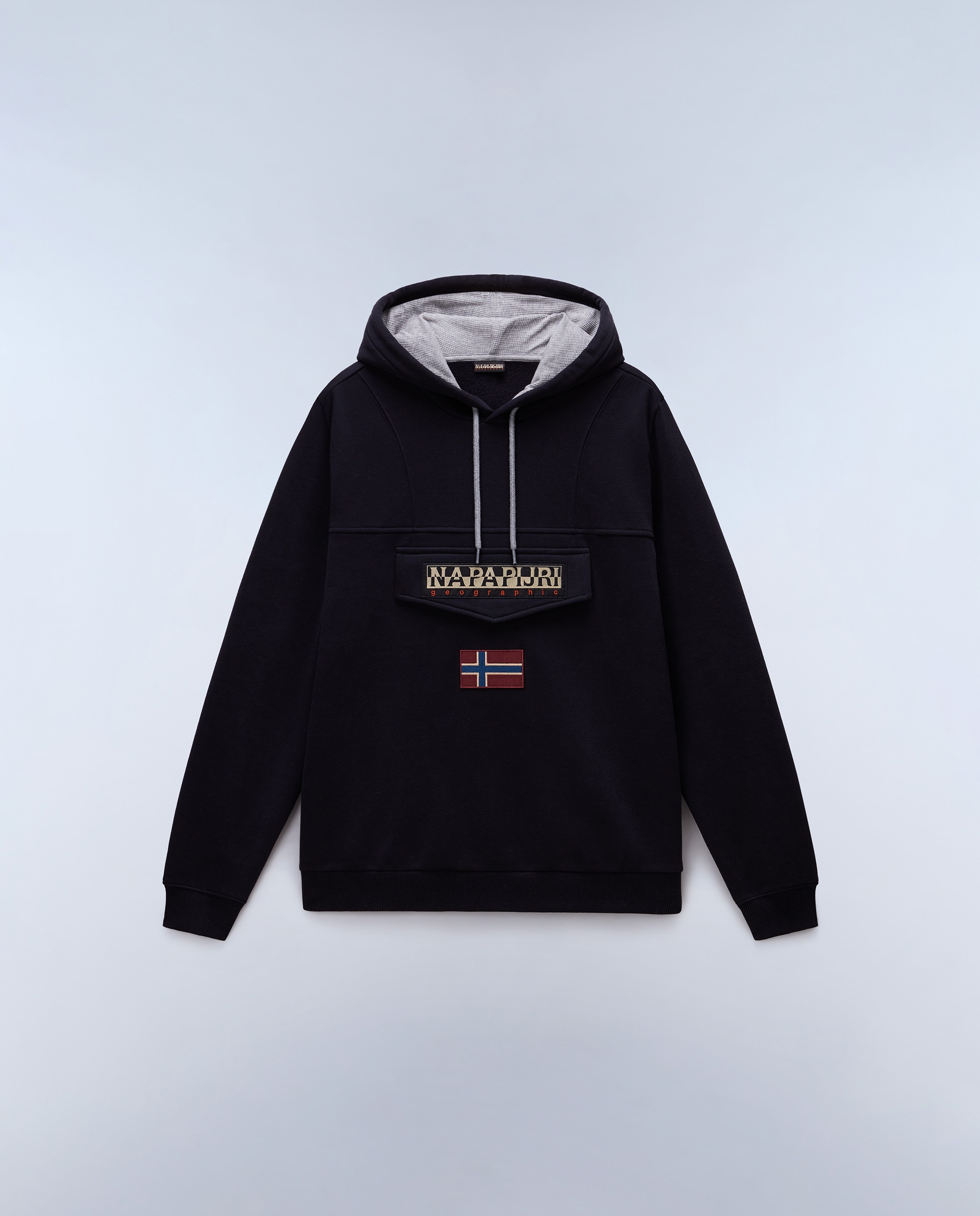 Imagen 6 de Sudadera afelpada de hombre burgee wint con capucha - Napapijri - Negro Negro