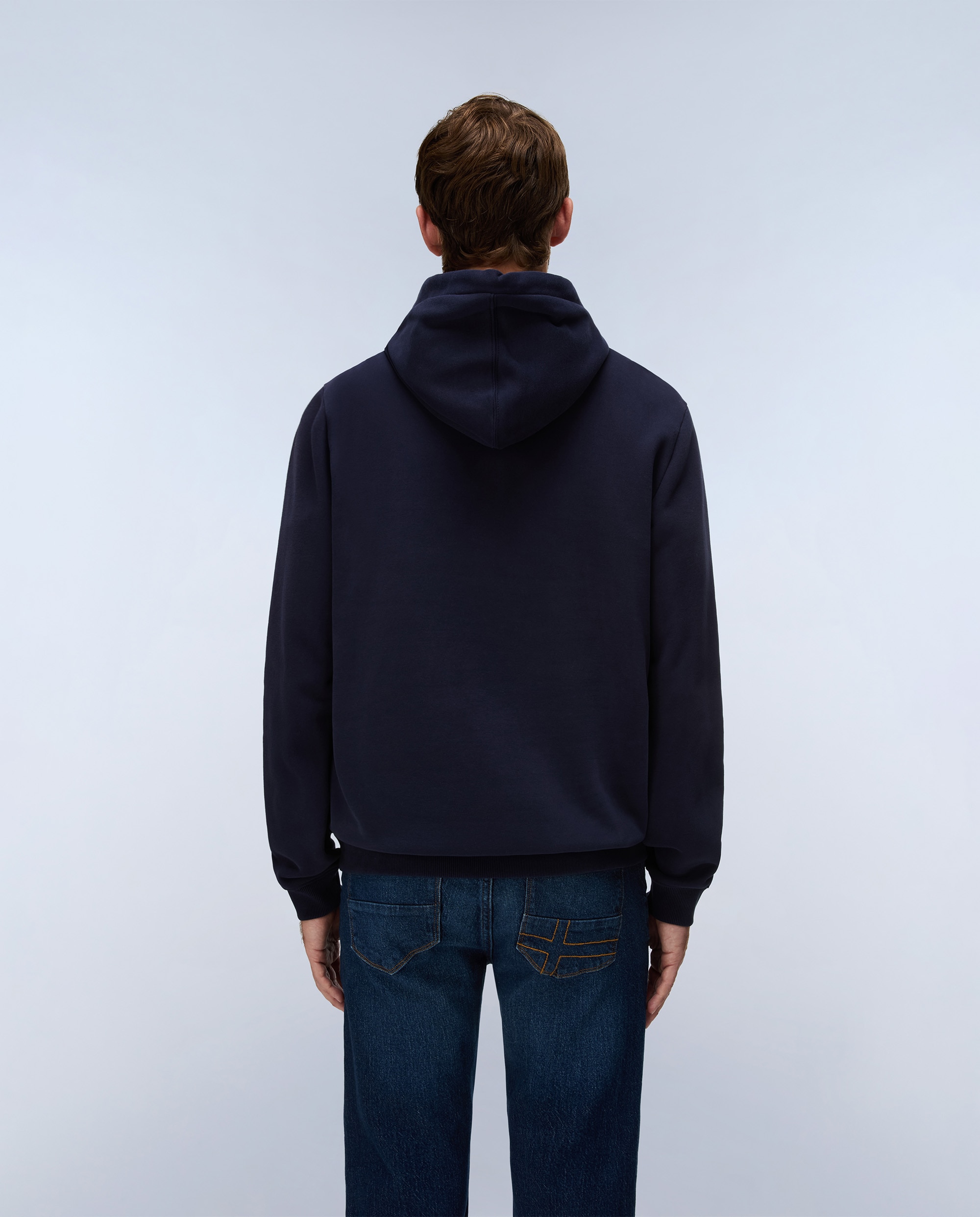 Sudadera de hombre con capucha - Napapijri - Azul marino Azul marino-3