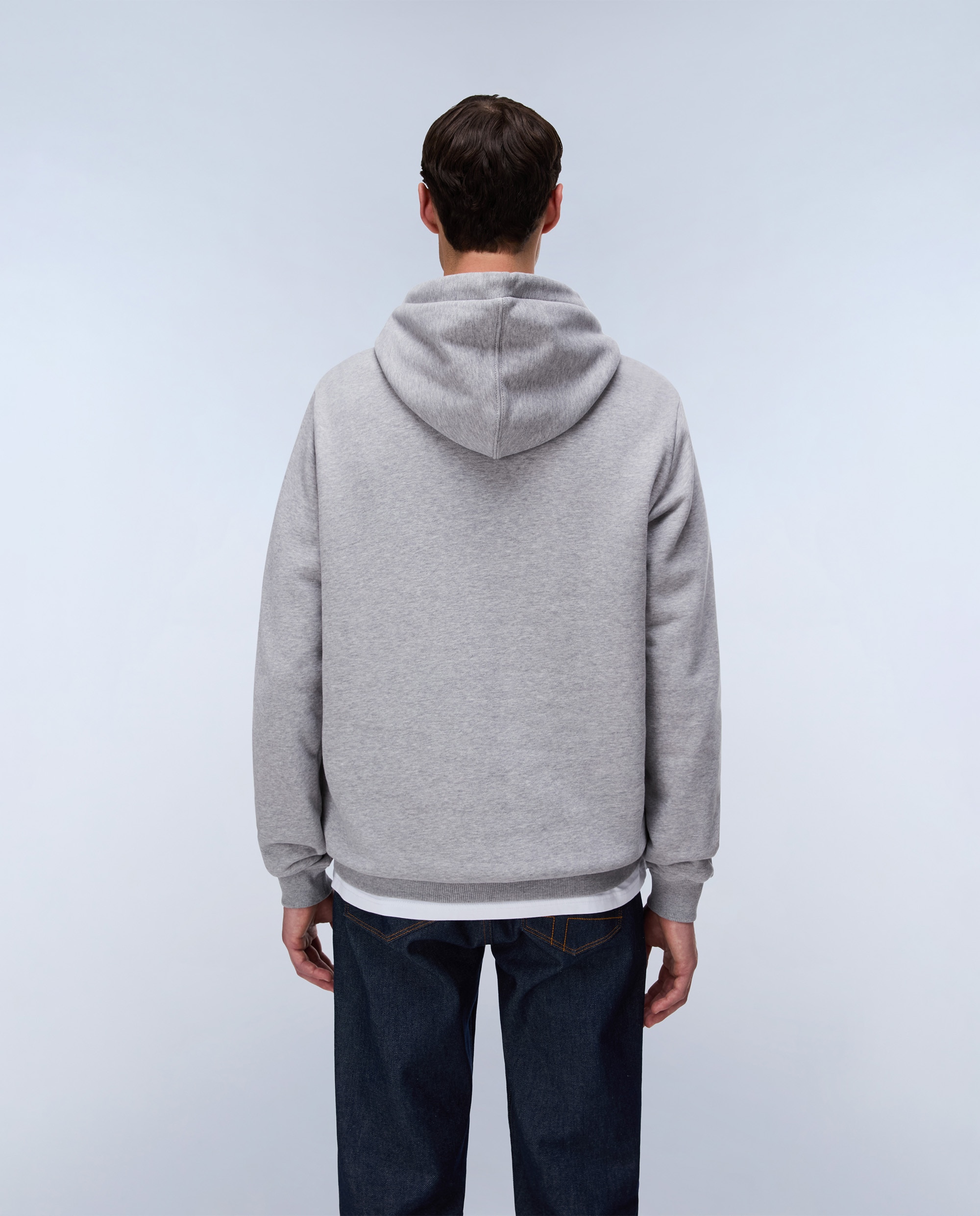 Imagen 3 de Sudadera afelpada de hombre burgee wint con capucha - Napapijri - Gris claro Gris claro