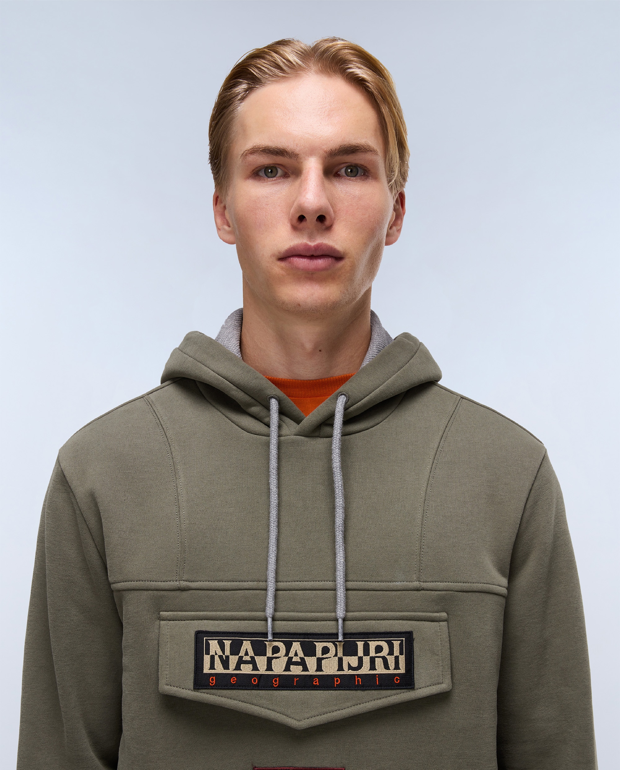 Sudadera de hombre con capucha - Napapijri - Verde militar Verde militar-2