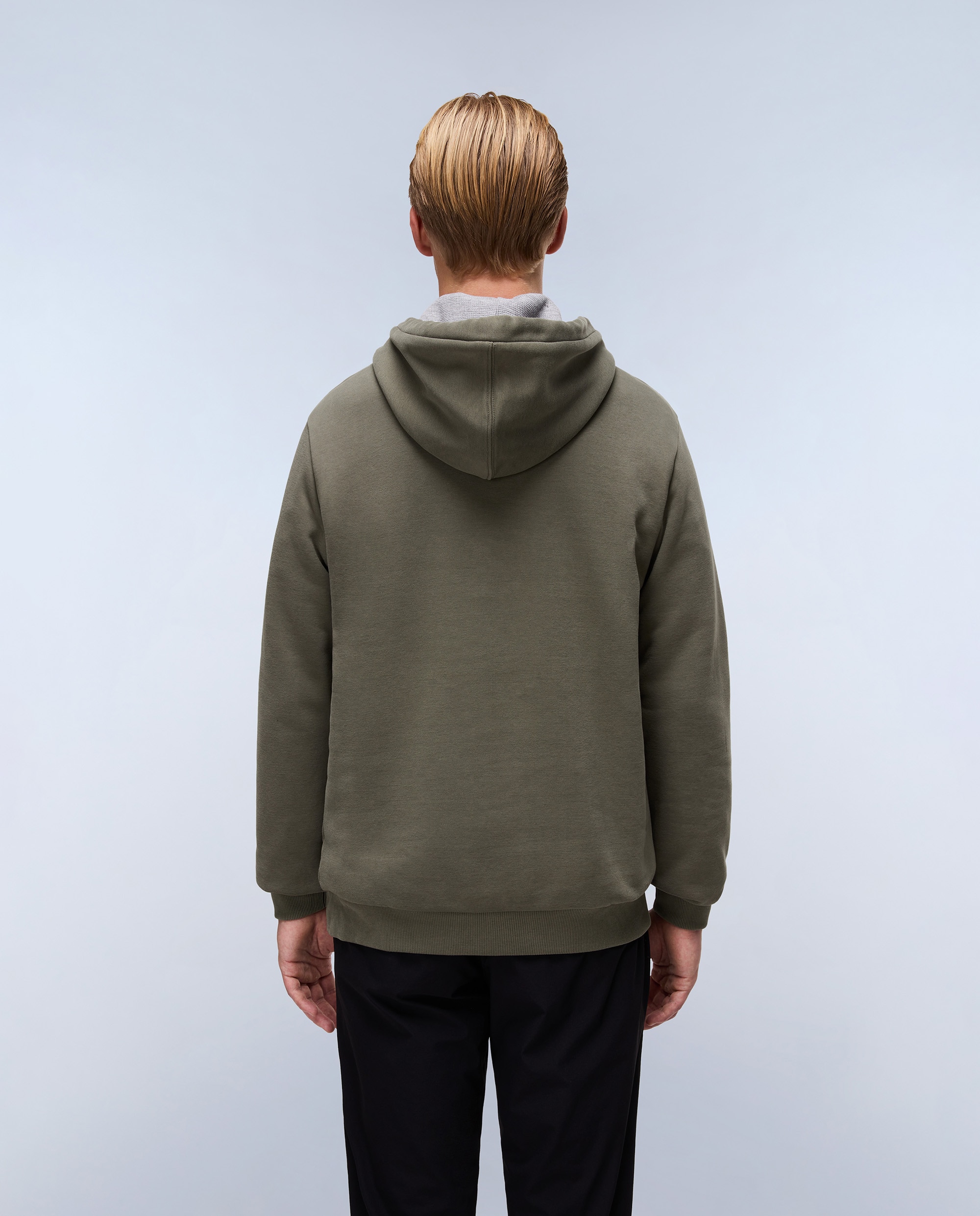 Sudadera de hombre con capucha - Napapijri - Verde militar Verde militar-3