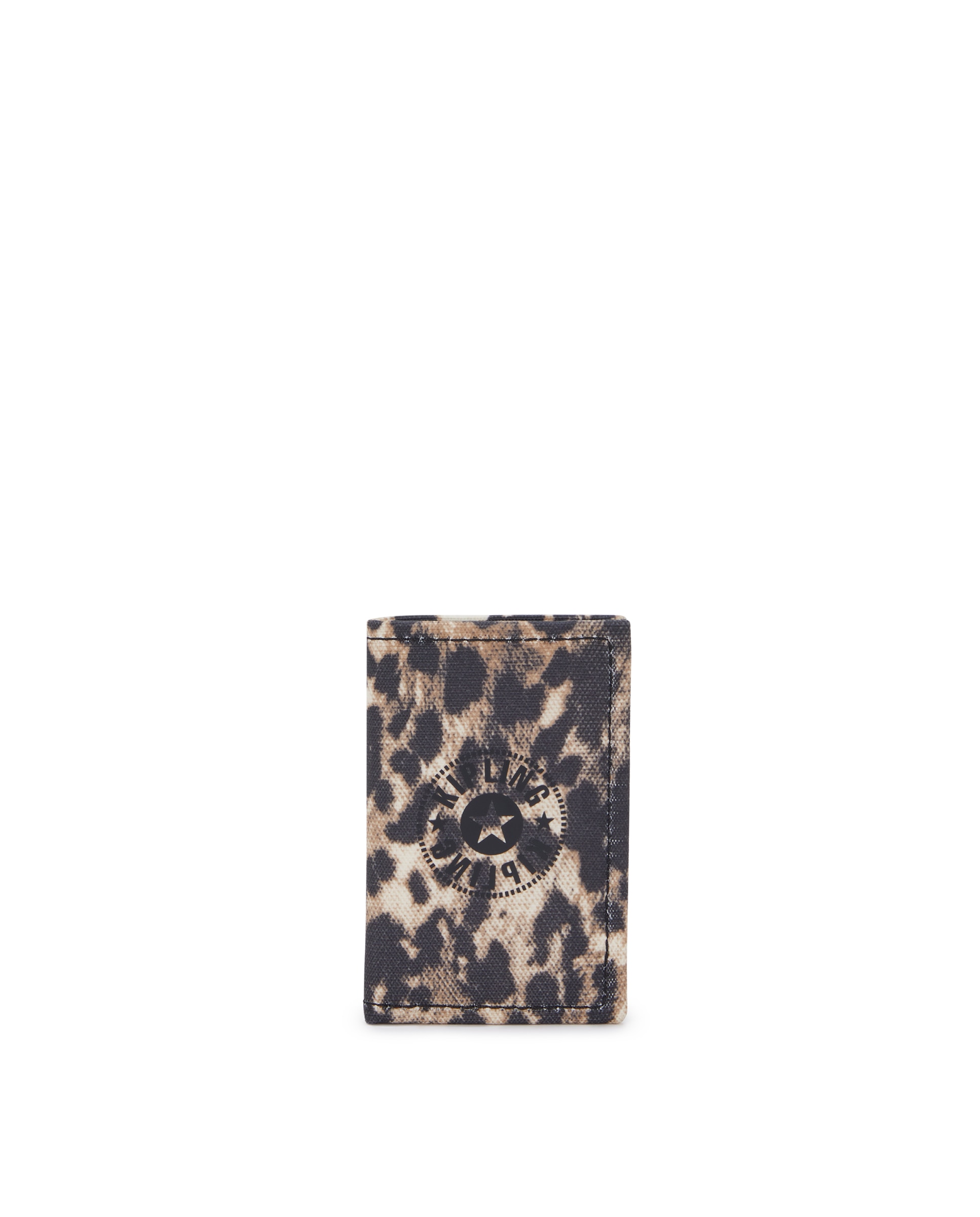 Tarjetero pequeño animal print - Kipling - Negro / Natural Negro / Natural-1
