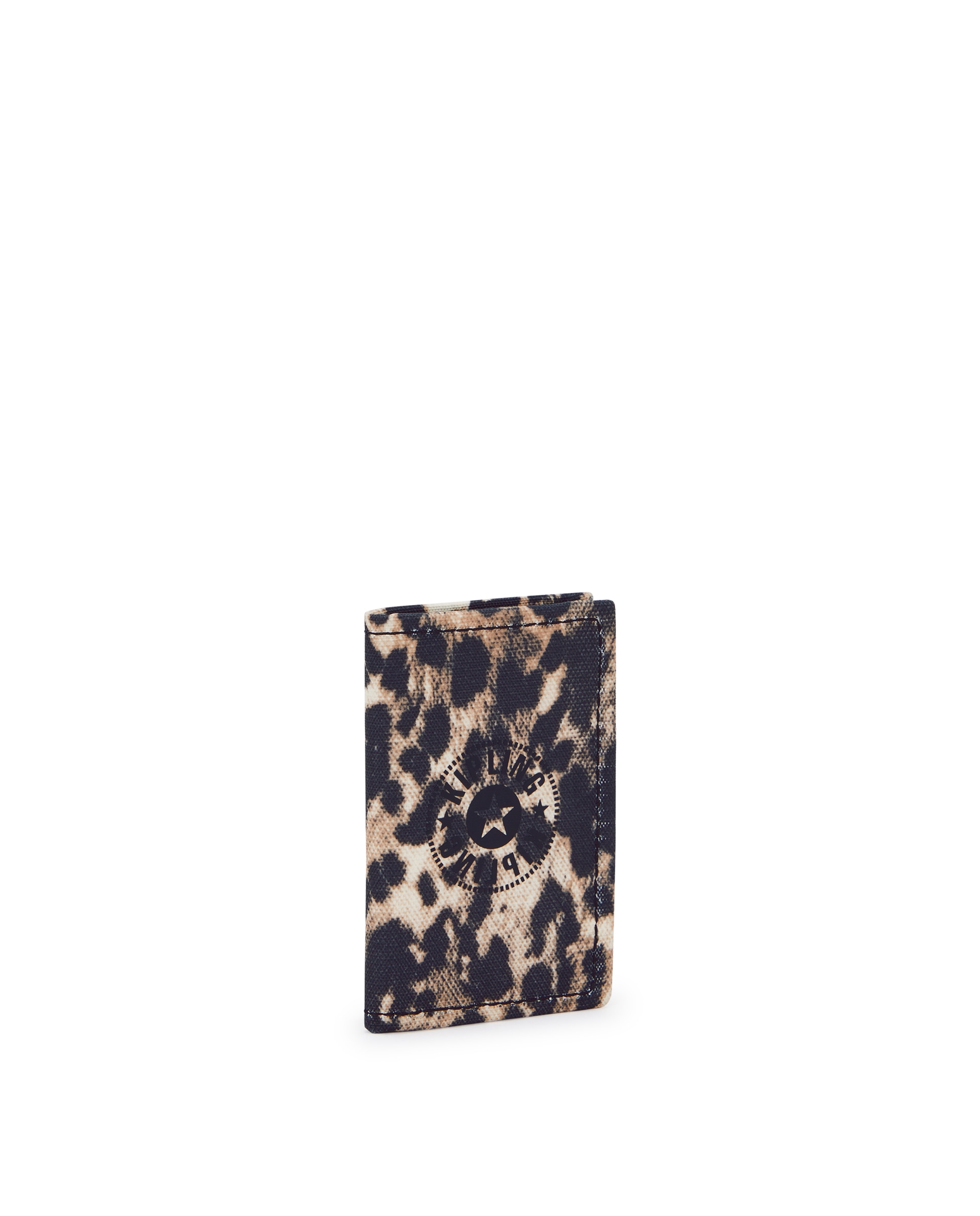 Tarjetero pequeño animal print - Kipling - Negro / Natural Negro / Natural-4